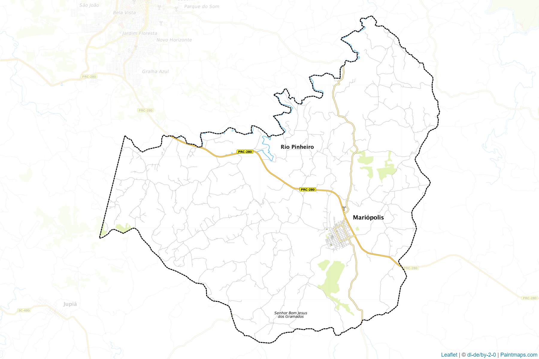 Mariopolis (Parana) Map Cropping Samples-1