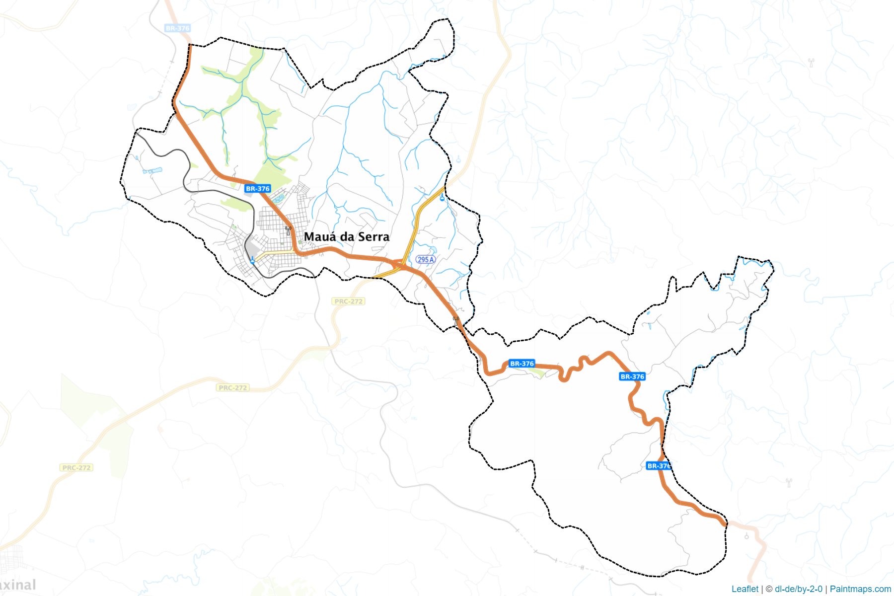 Maua da Serra (Parana) Map Cropping Samples-1