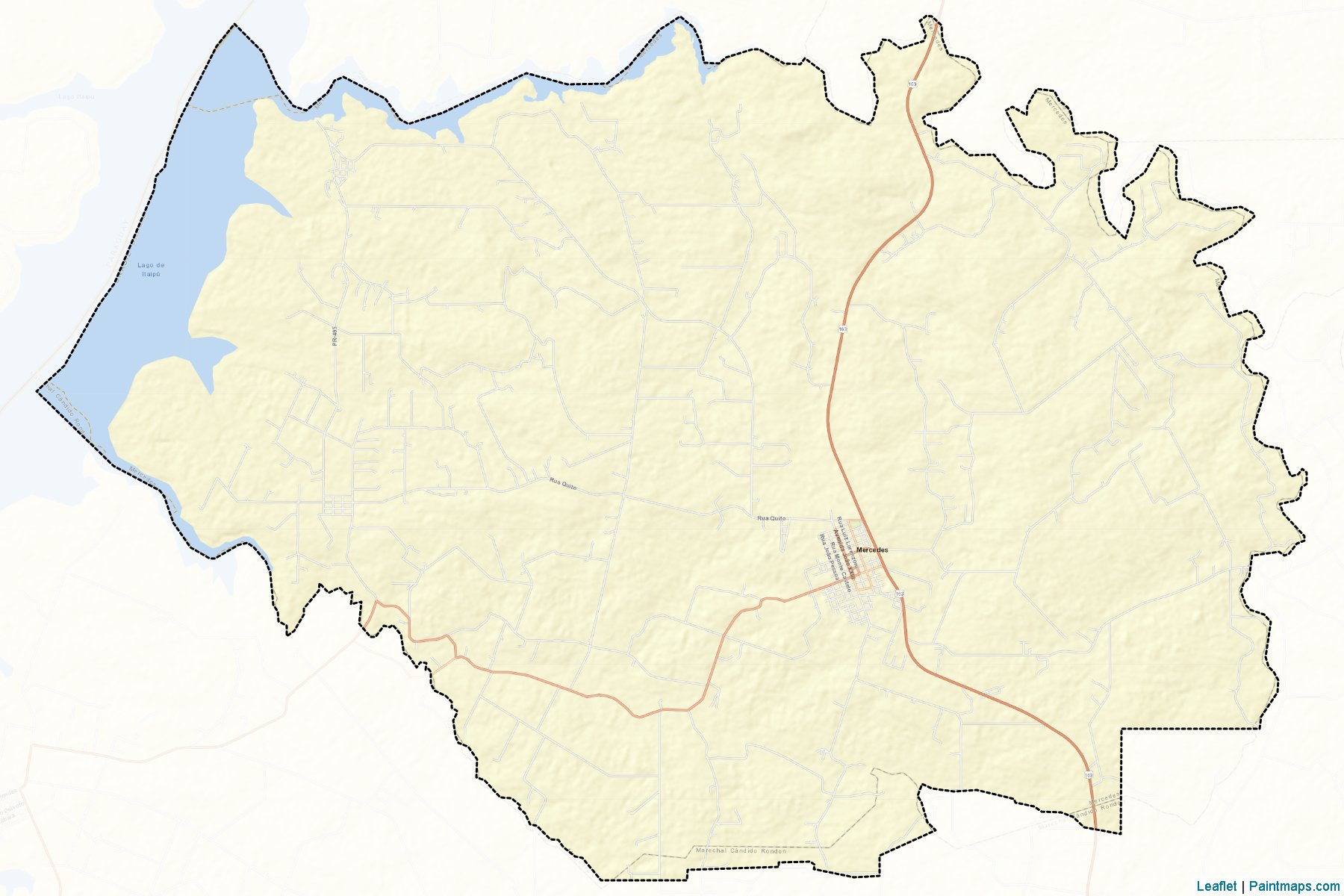 Muestras de recorte de mapas Mercedes (Parana)-2