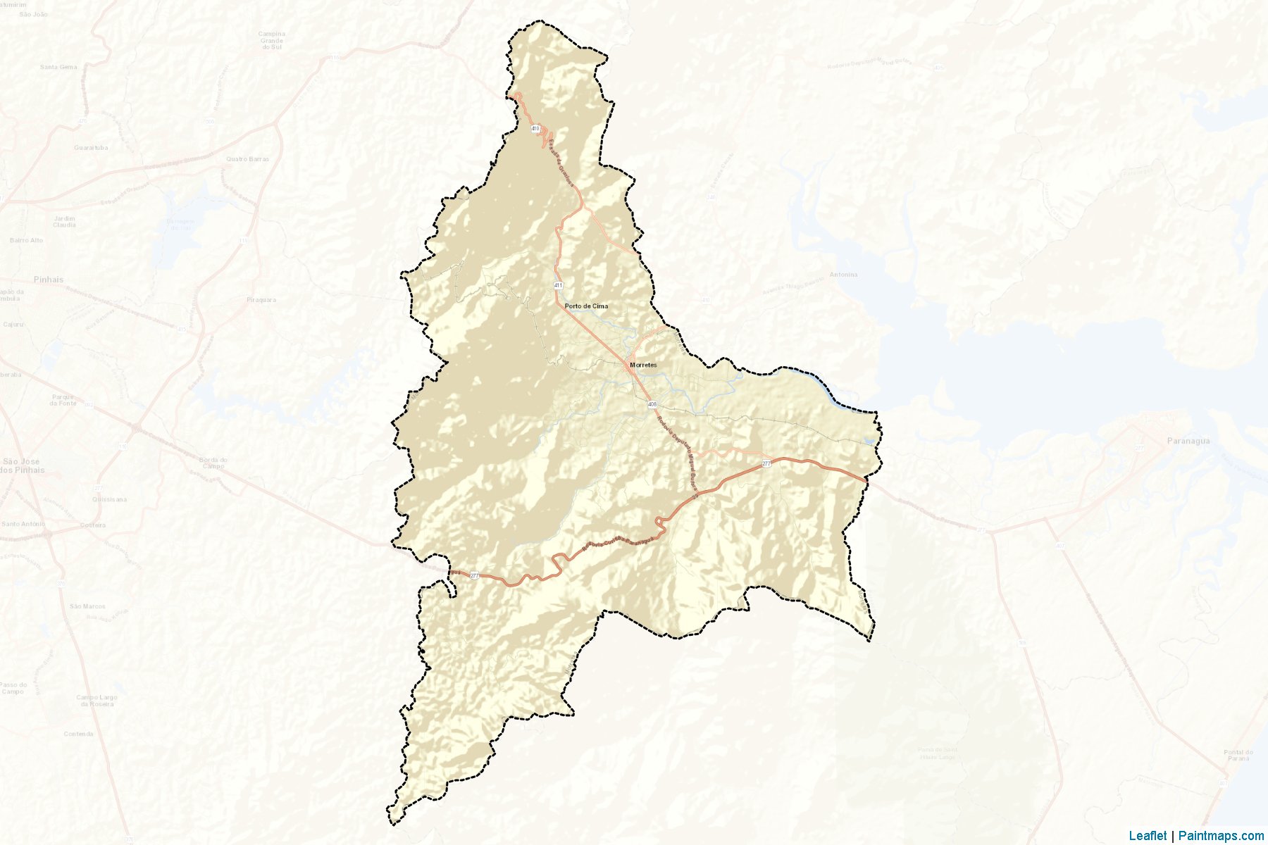 Morretes (Parana) Map Cropping Samples-2