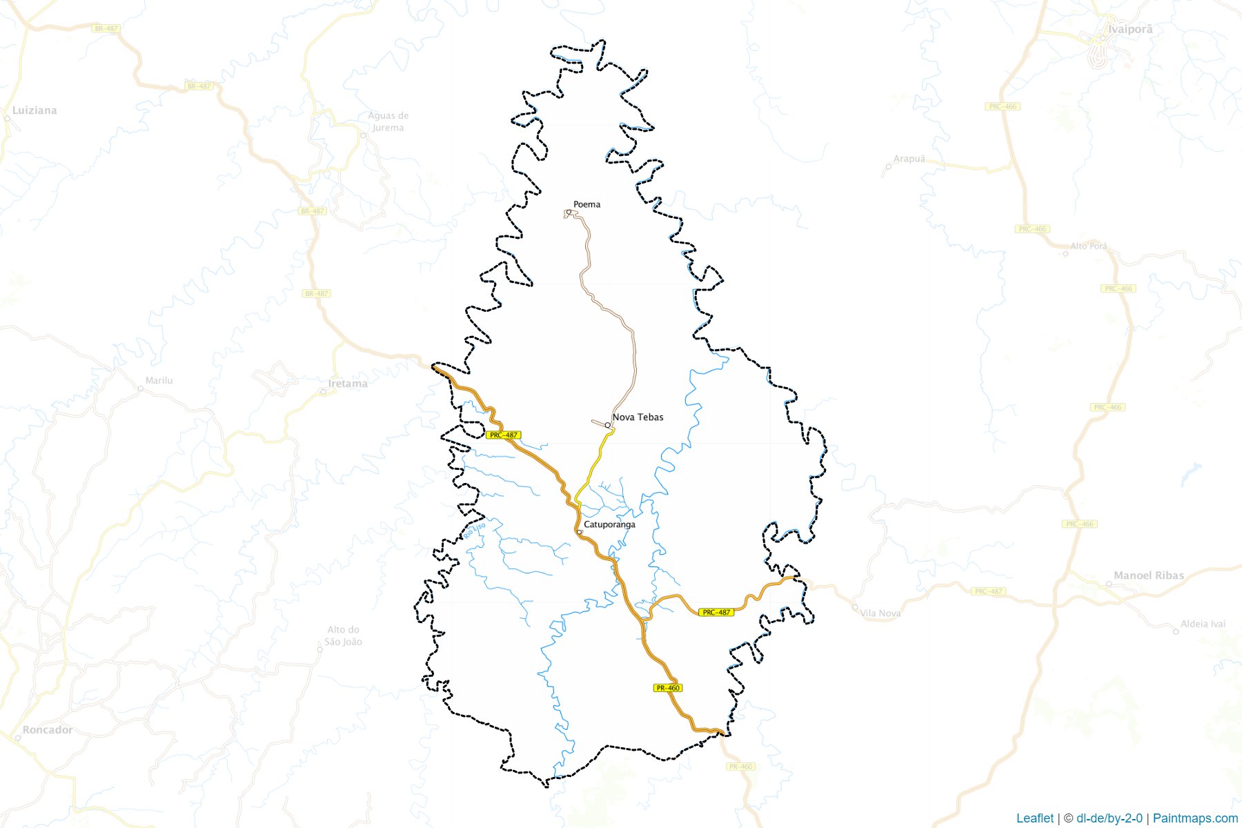 Nova Tebas (Parana) Map Cropping Samples-1