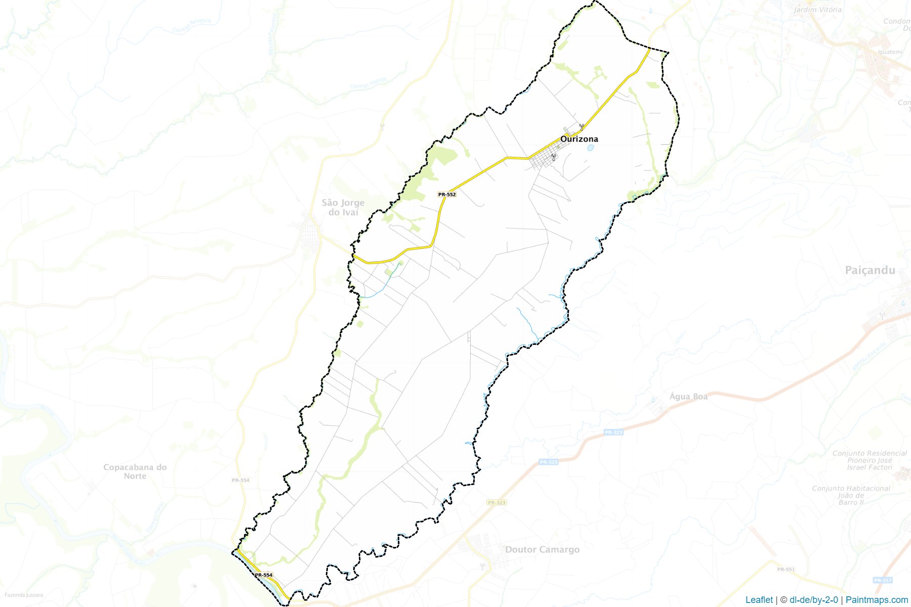 Ourizona (Parana) Map Cropping Samples-1