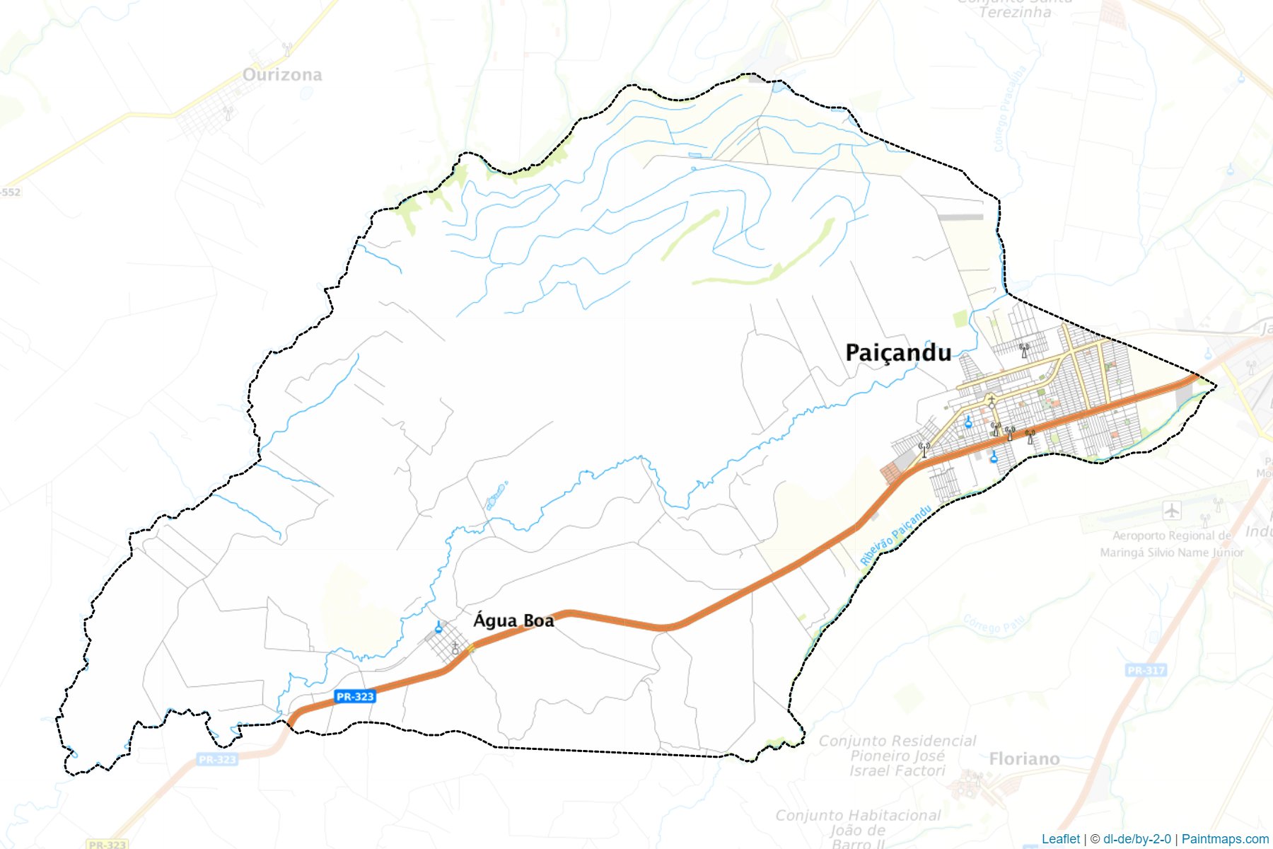 Paicandu (Parana) Map Cropping Samples-1