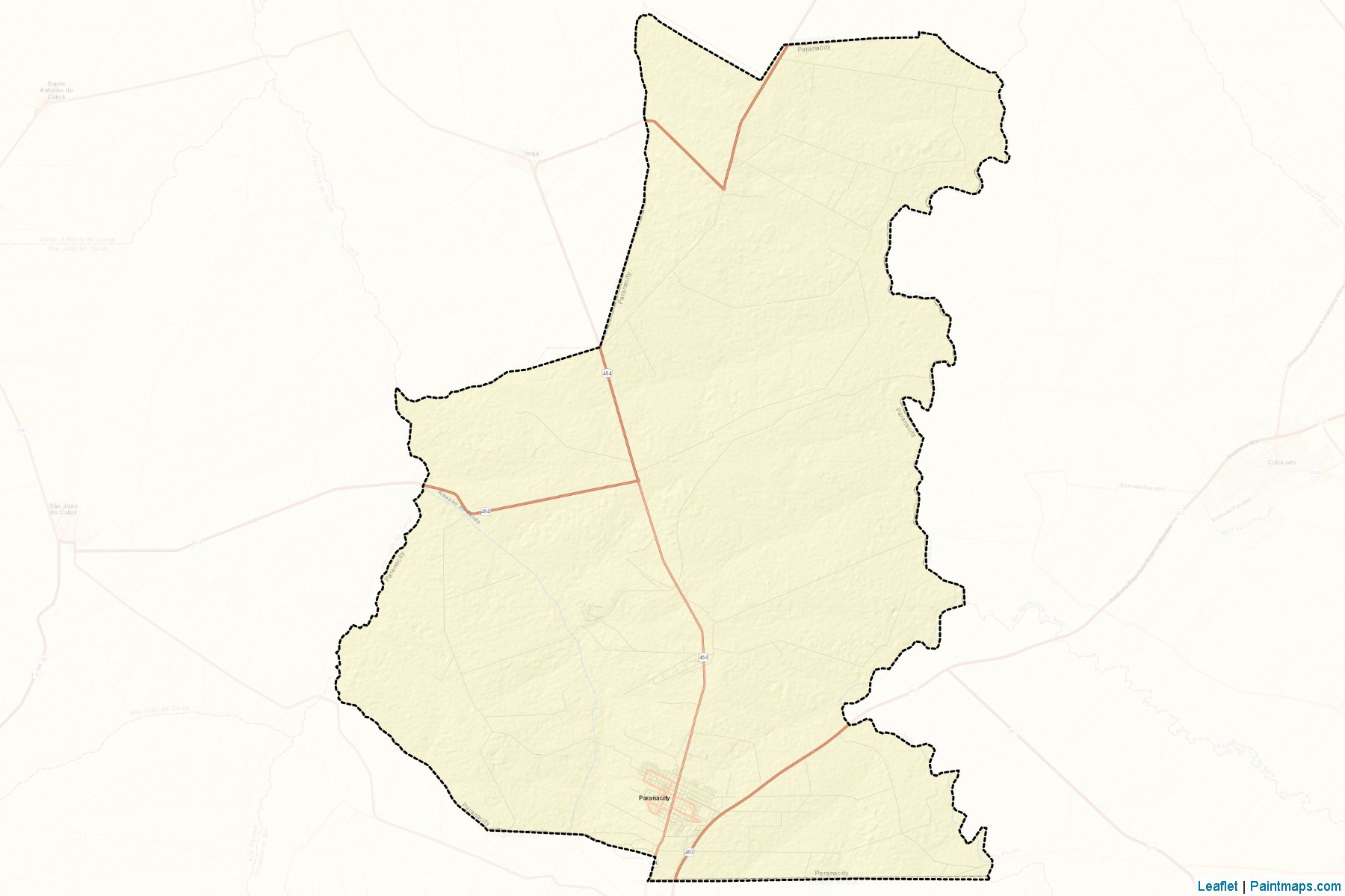 Paranacity (Parana) Map Cropping Samples-2