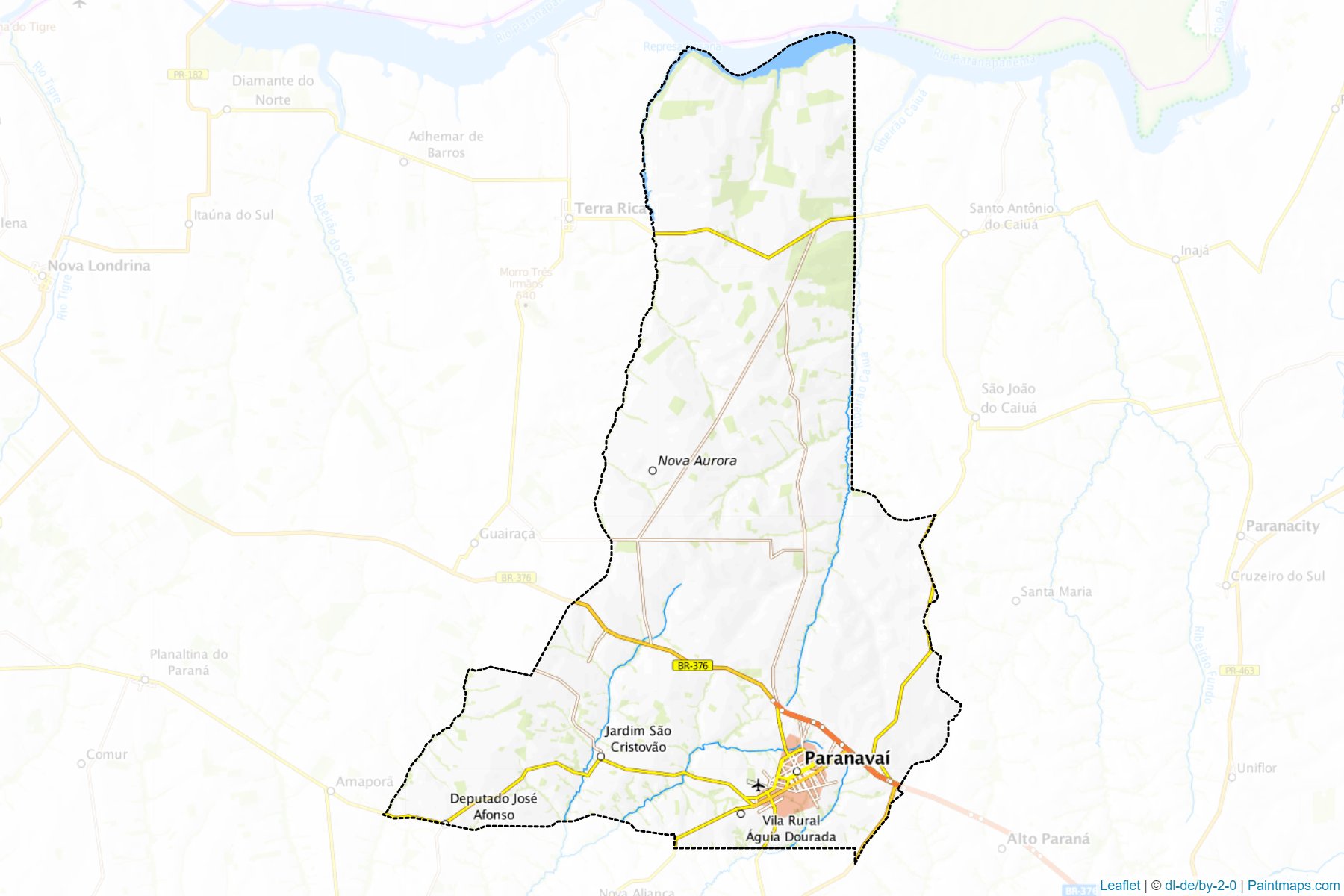 Paranavai (Parana) Map Cropping Samples-1