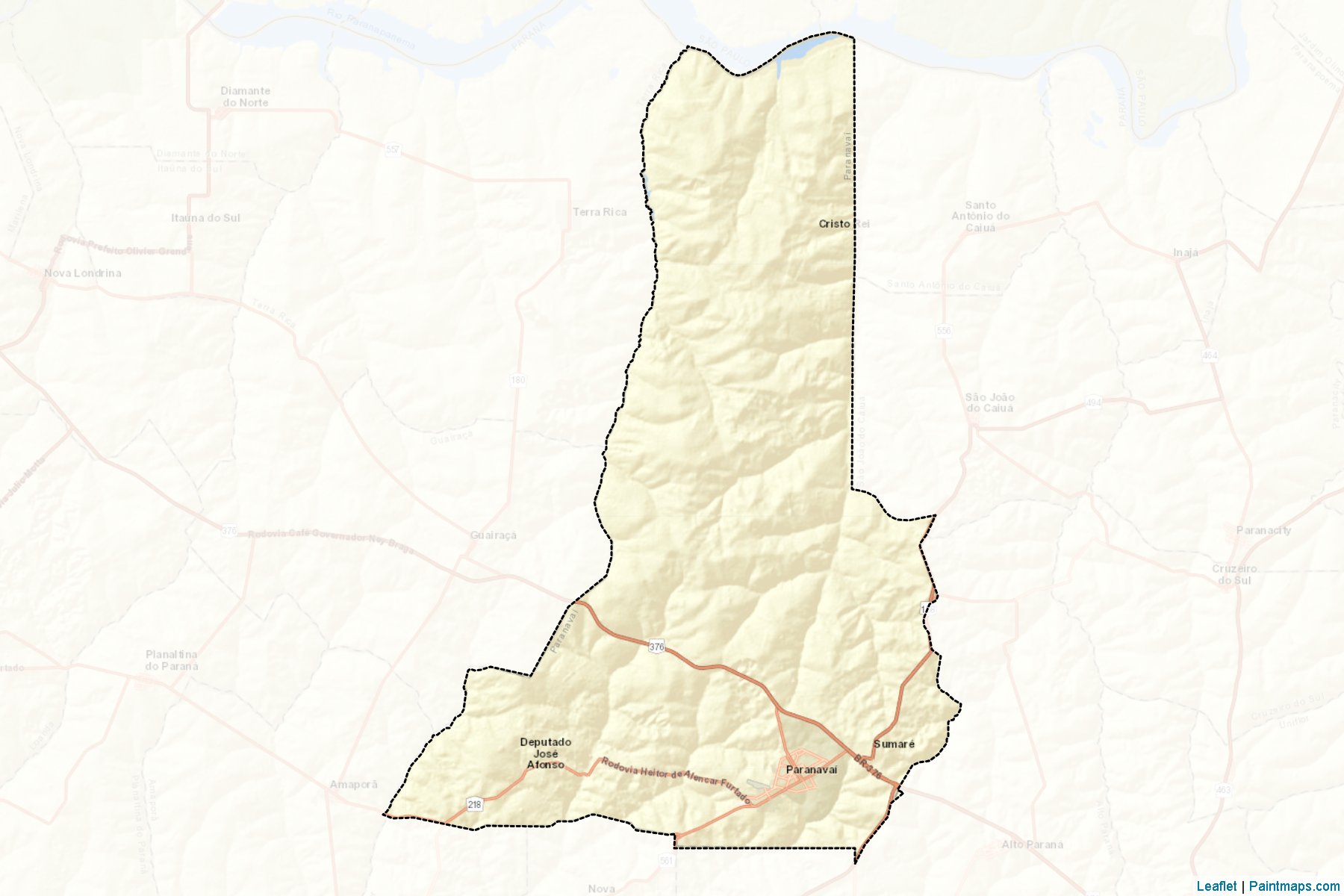 Paranavai (Parana) Map Cropping Samples-2