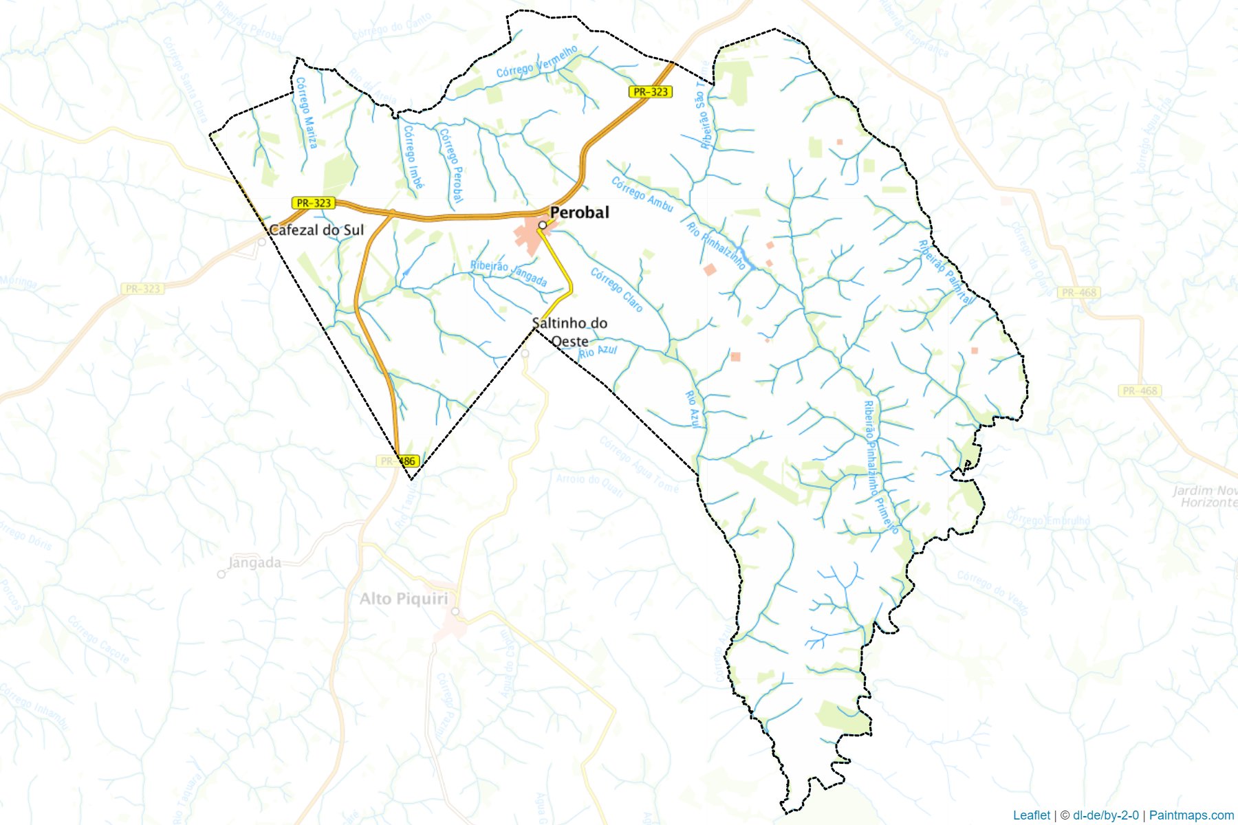 Muestras de recorte de mapas Perobal (Parana)-1