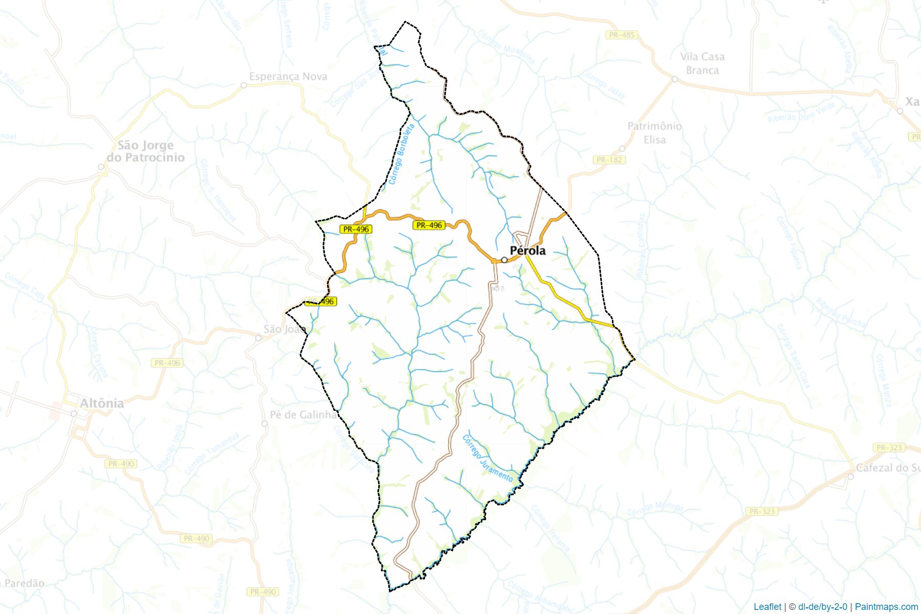 Perola (Parana) Map Cropping Samples-1