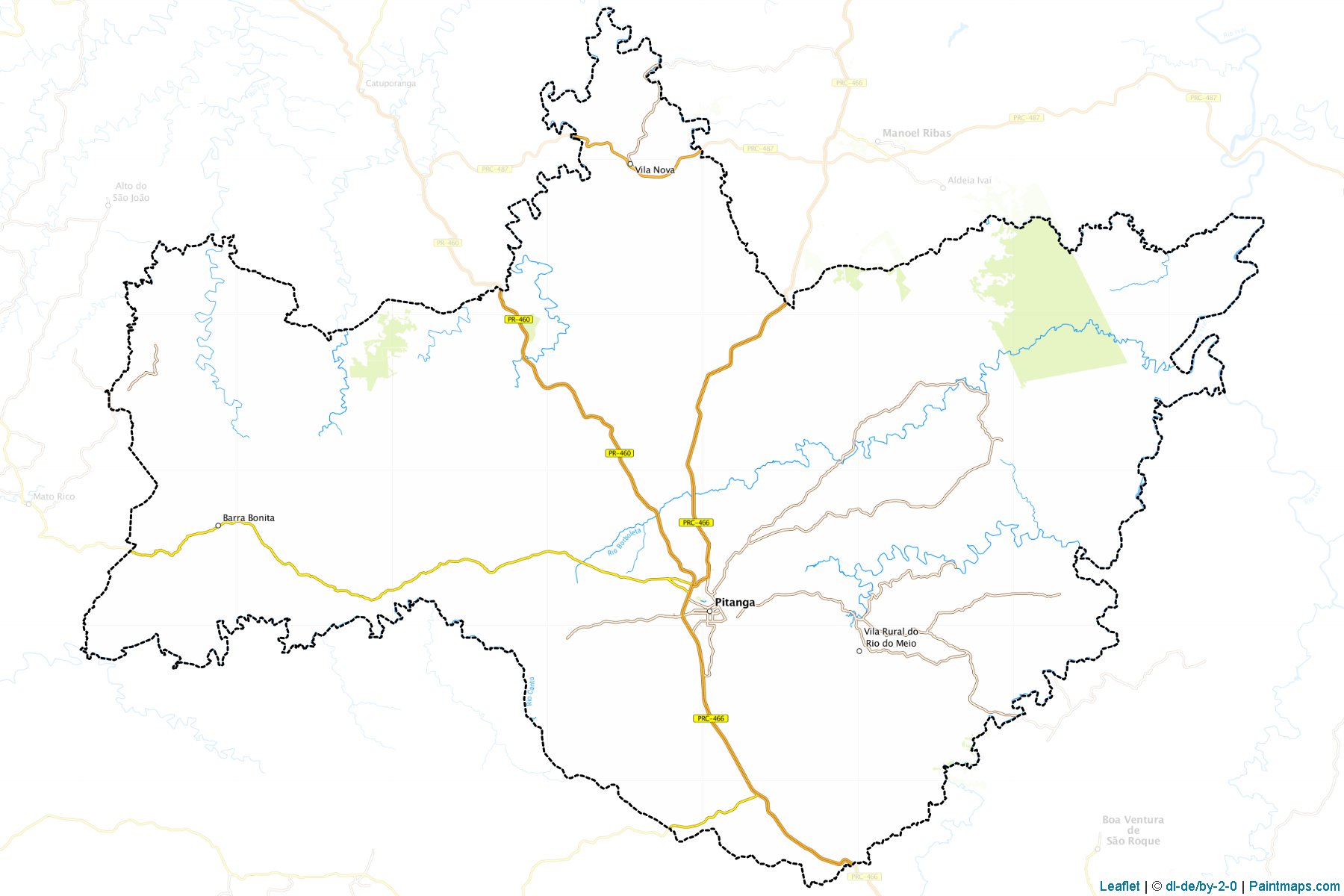 Pitanga (Parana) Map Cropping Samples-1