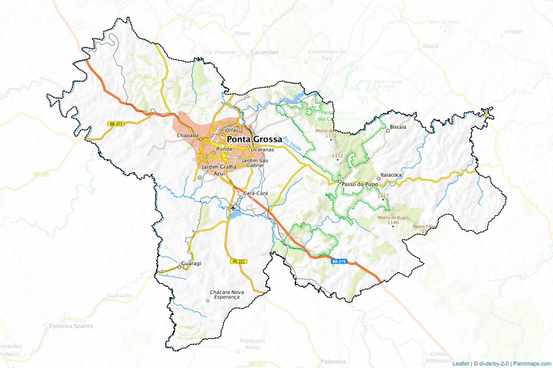 Ponta Grossa (Parana) Map Cropping Samples-1