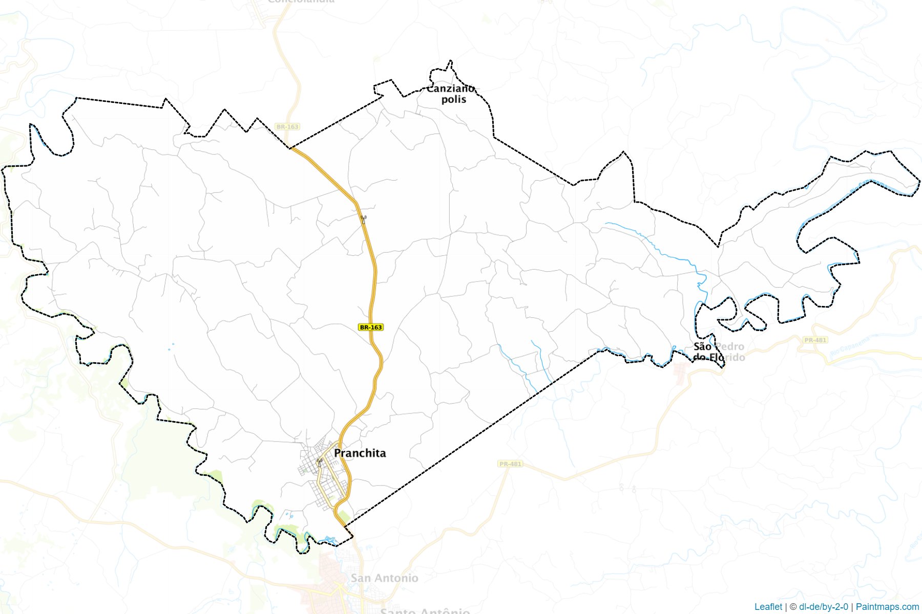 Pranchita (Parana) Map Cropping Samples-1