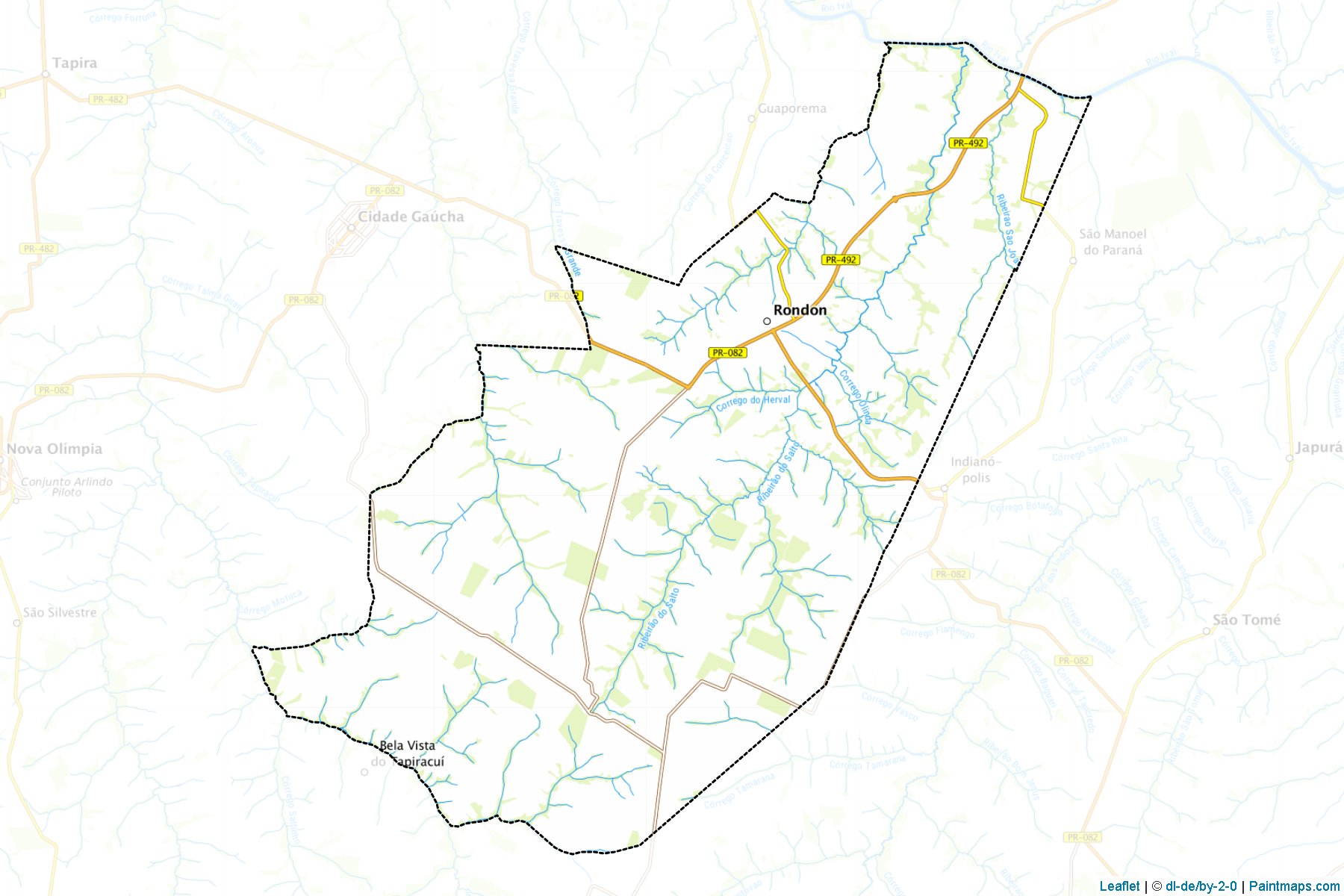 Rondon (Parana) Map Cropping Samples-1