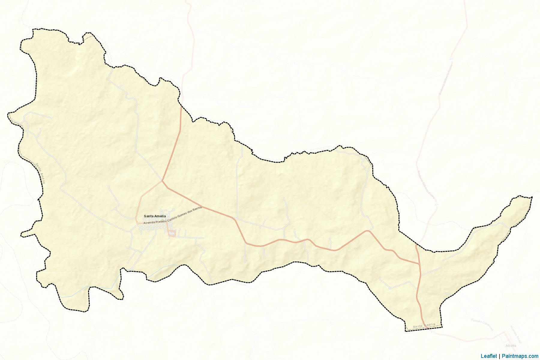 Santa Amelia (Parana) Map Cropping Samples-2