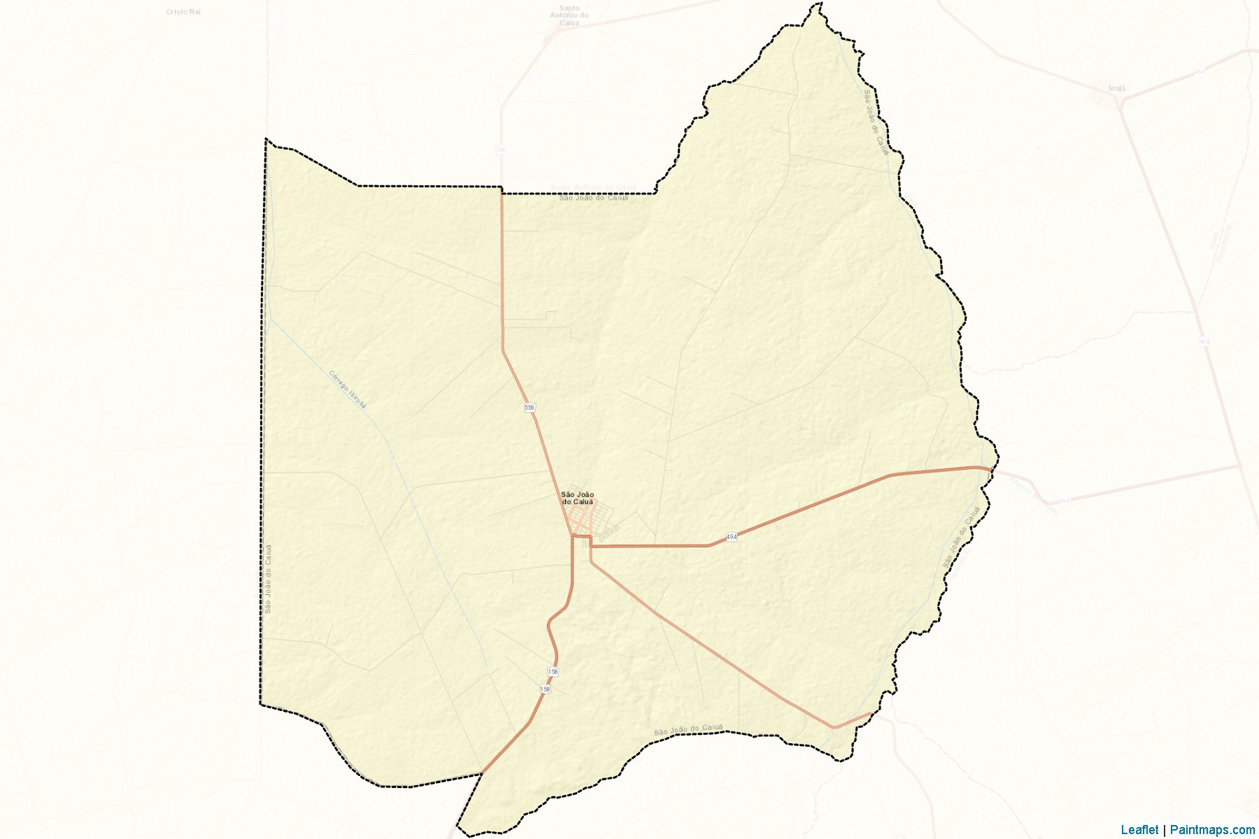 Muestras de recorte de mapas Sao Joao do Caiua (Parana)-2