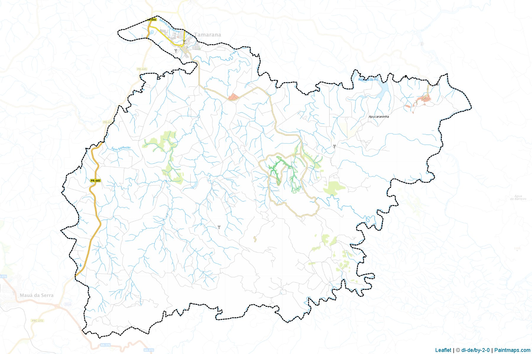 Tamarana (Parana) Map Cropping Samples-1