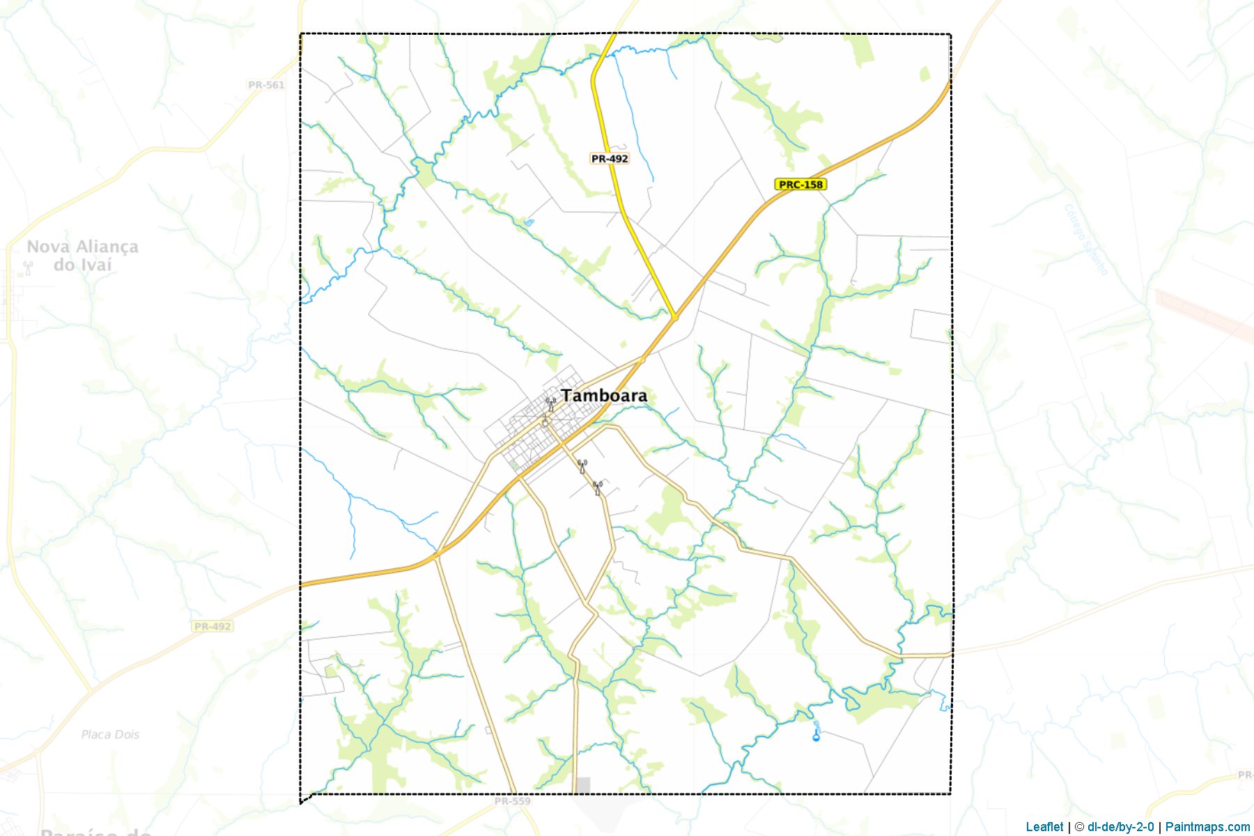 Tamboara (Parana) Map Cropping Samples-1