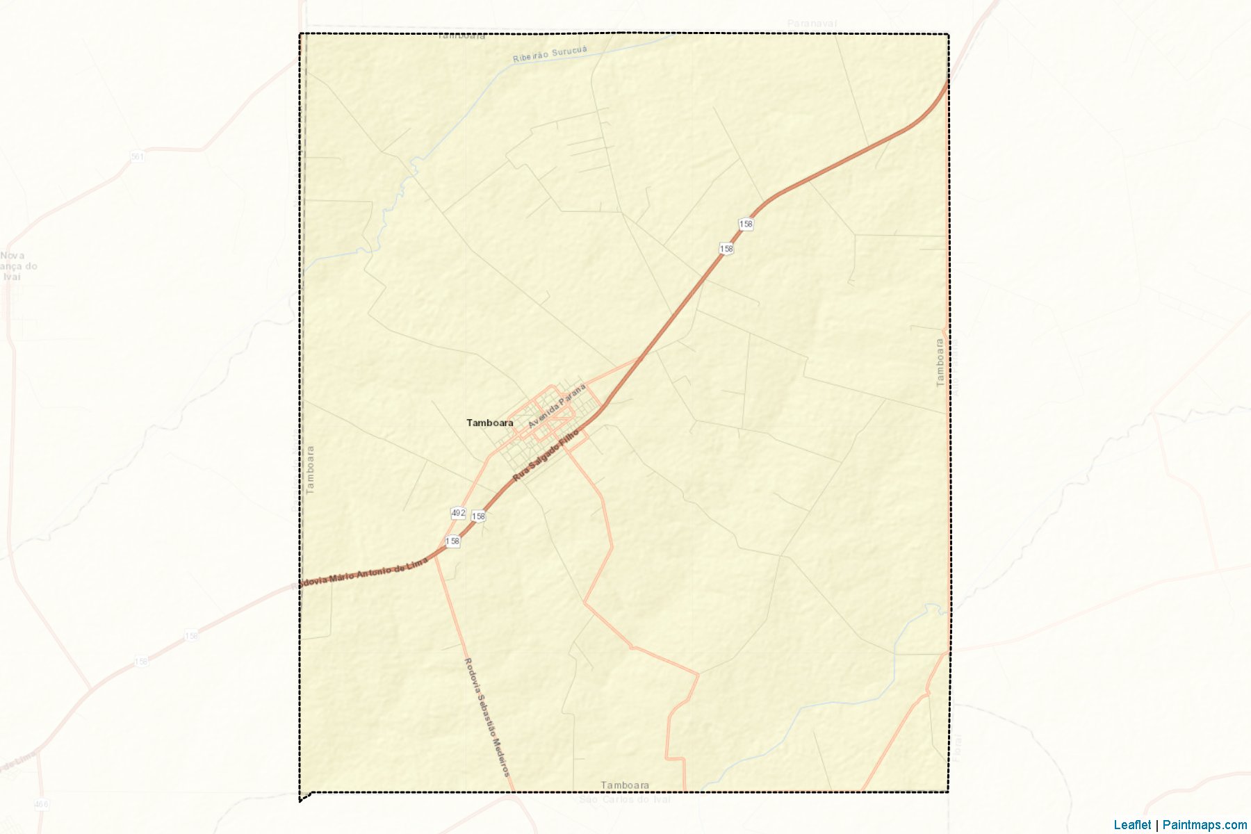 Tamboara (Parana) Map Cropping Samples-2