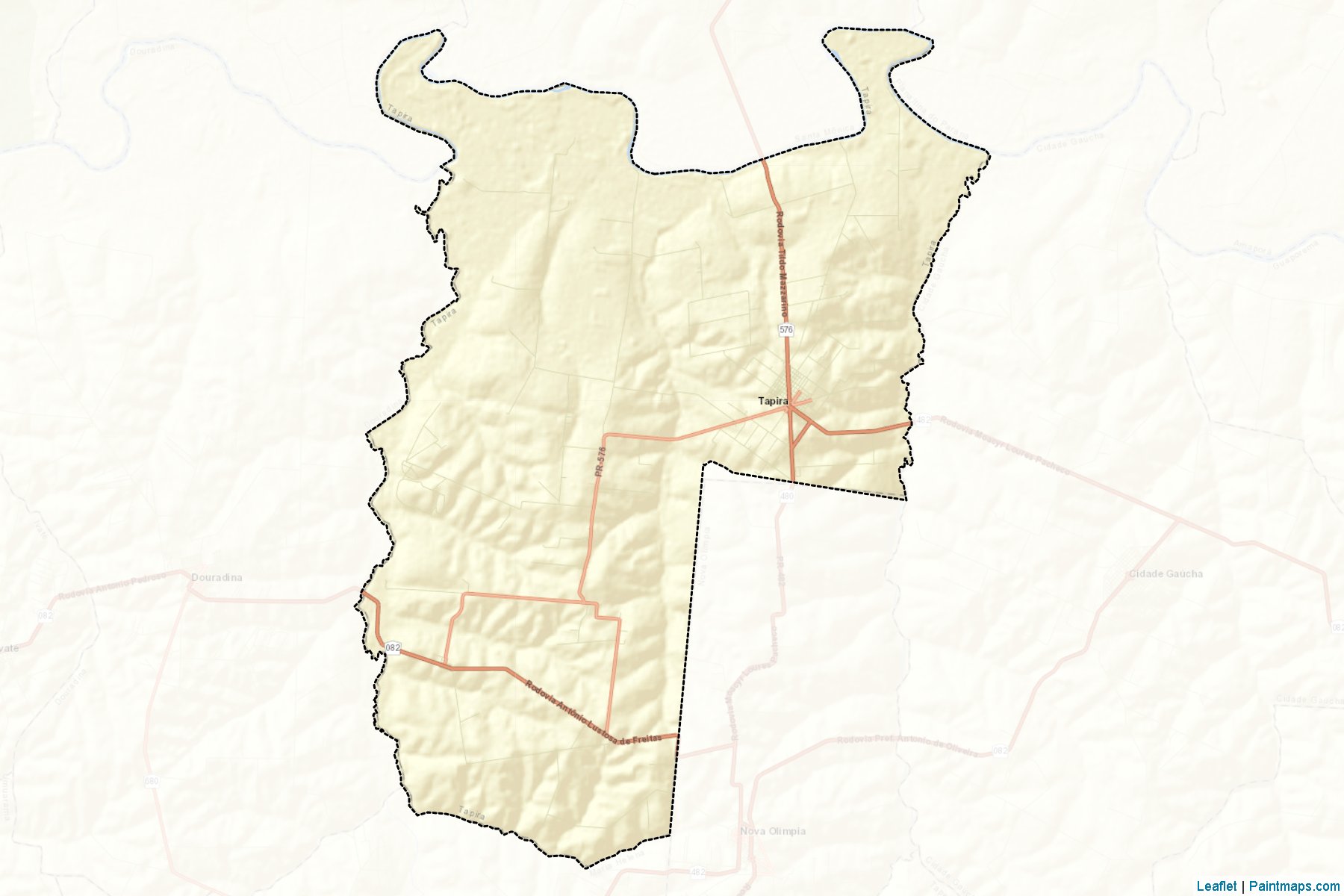 Tapira (Parana) Map Cropping Samples-2