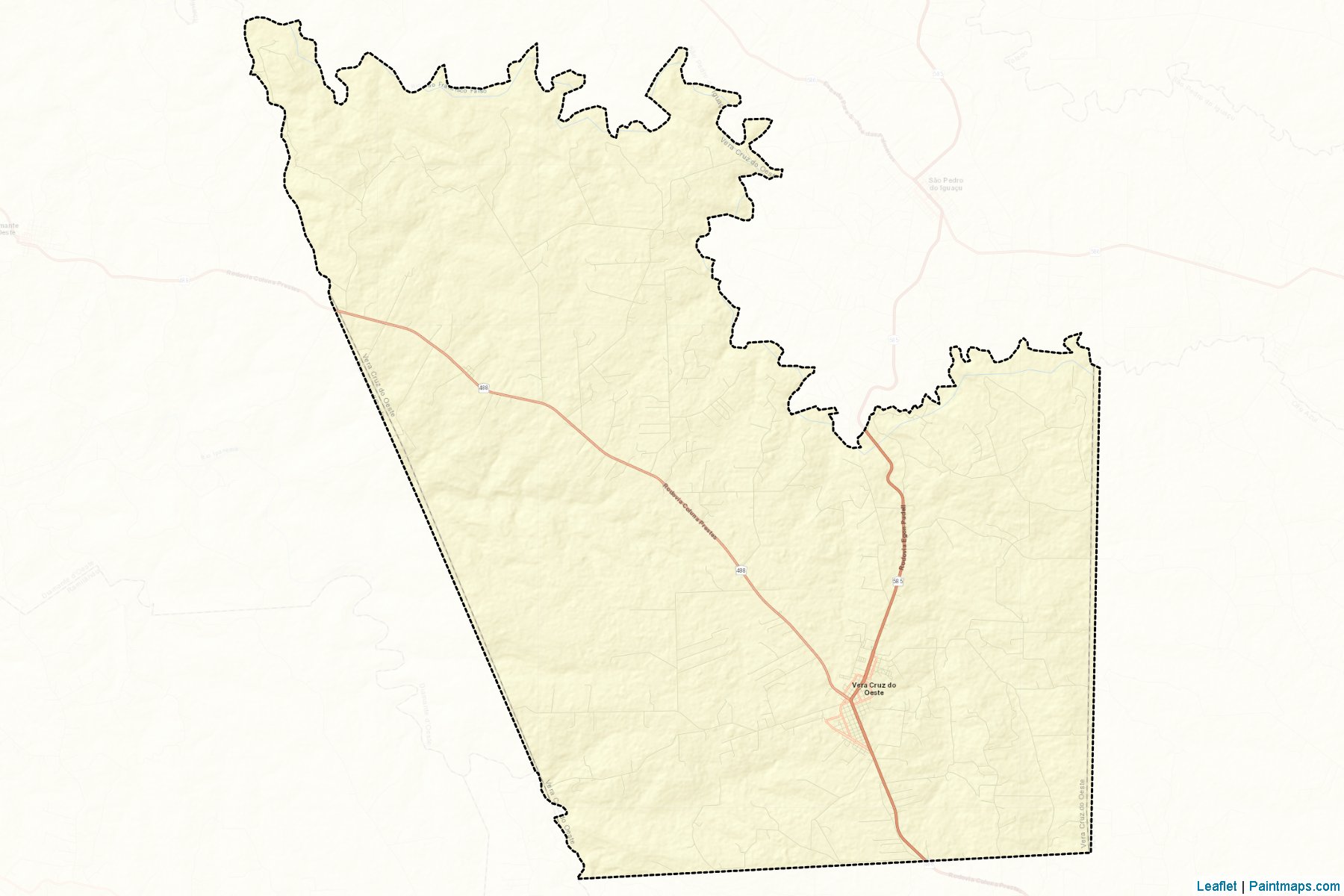 Vera Cruz do Oeste (Parana) Map Cropping Samples-2