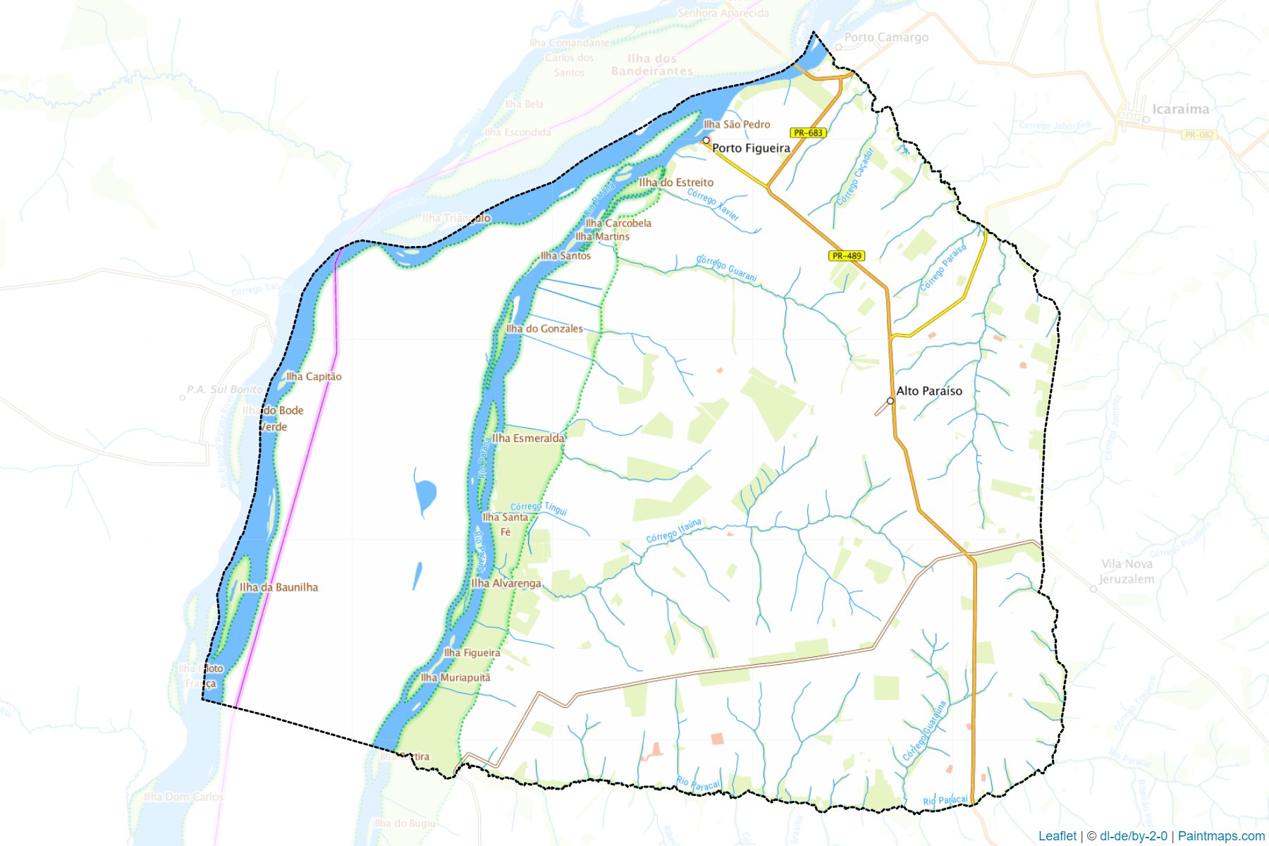 Alto Paraiso (Parana) Map Cropping Samples-1