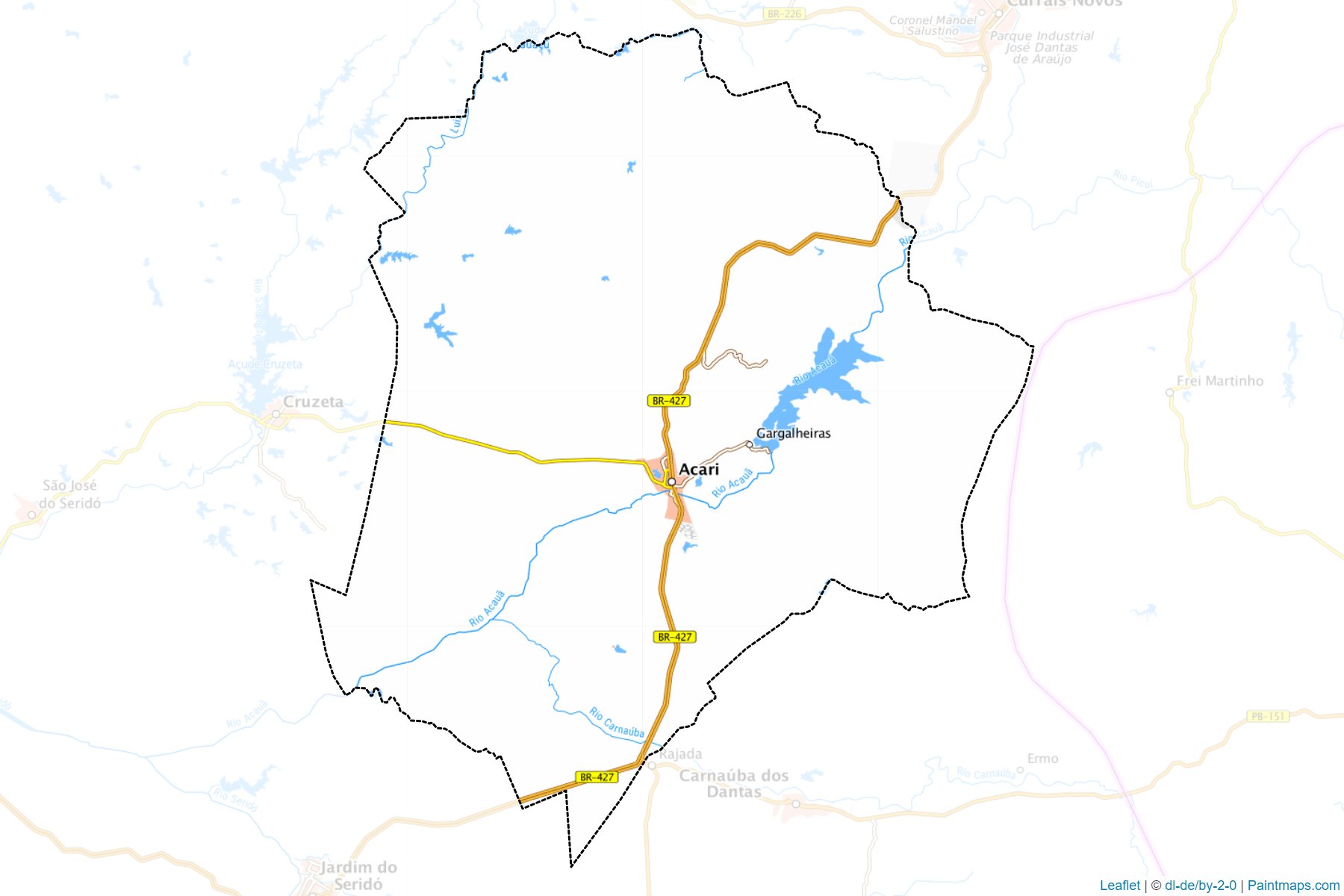 Acari (Rio Grande Do Norte) Map Cropping Samples-1