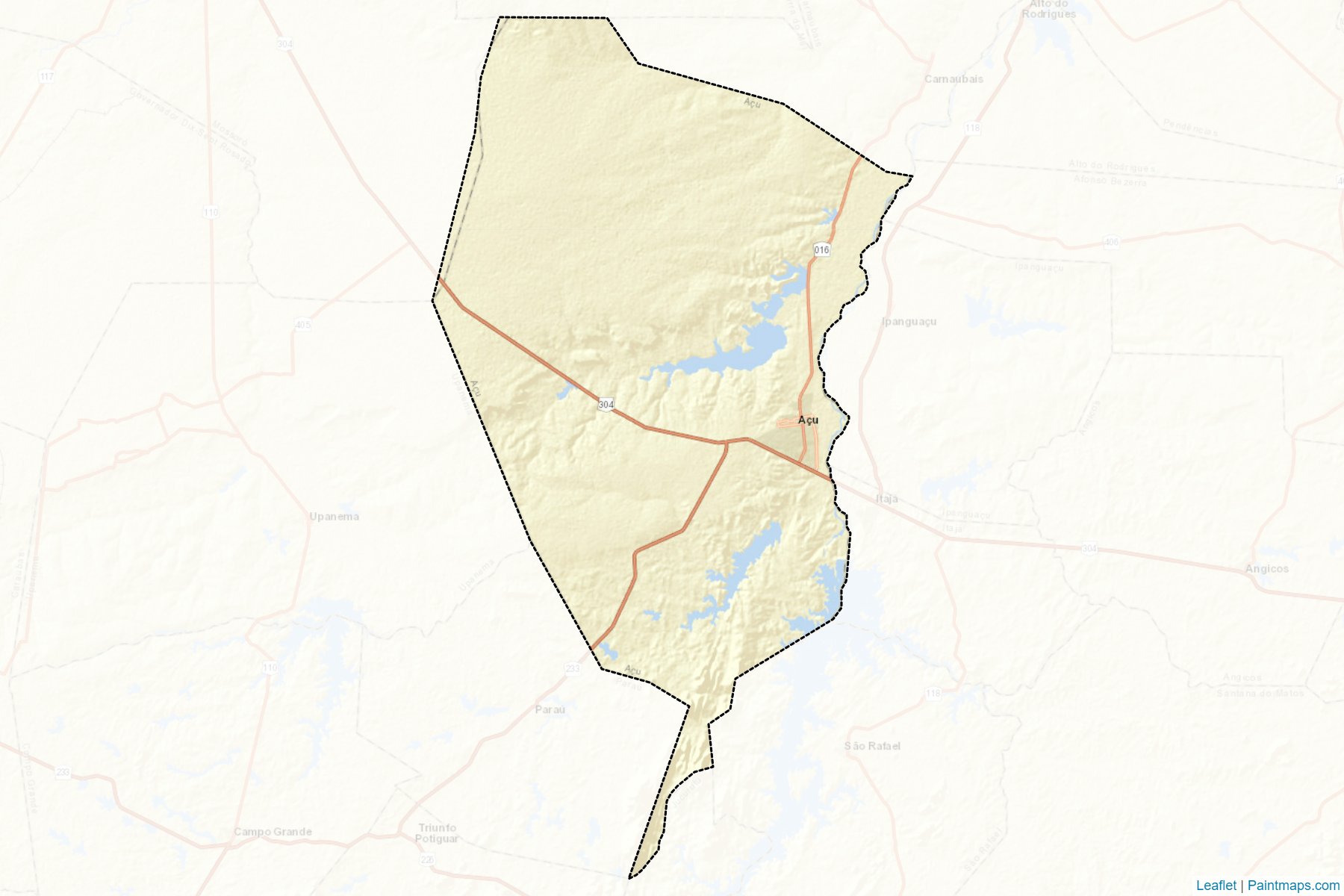 Acu (Rio Grande Do Norte) Map Cropping Samples-2