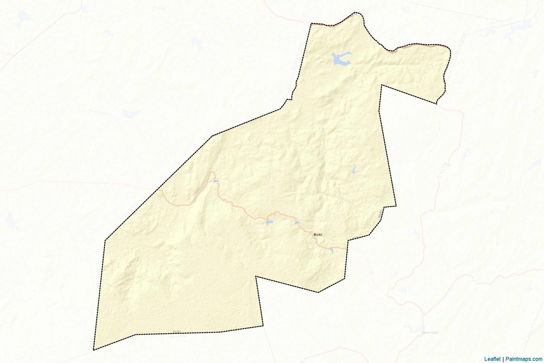 Bodo (Rio Grande Do Norte) Map Cropping Samples-2