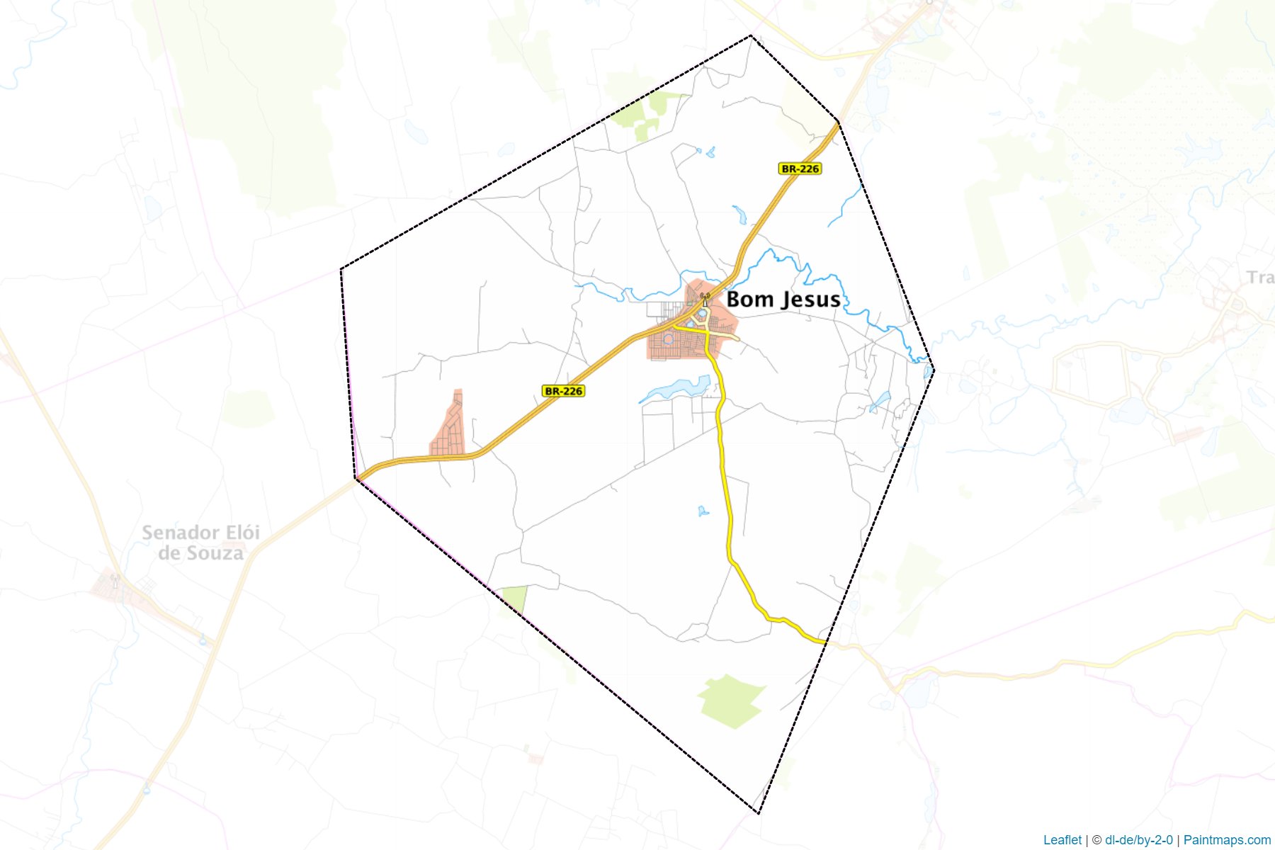 Bom Jesus (Rio Grande Do Norte) Map Cropping Samples-1