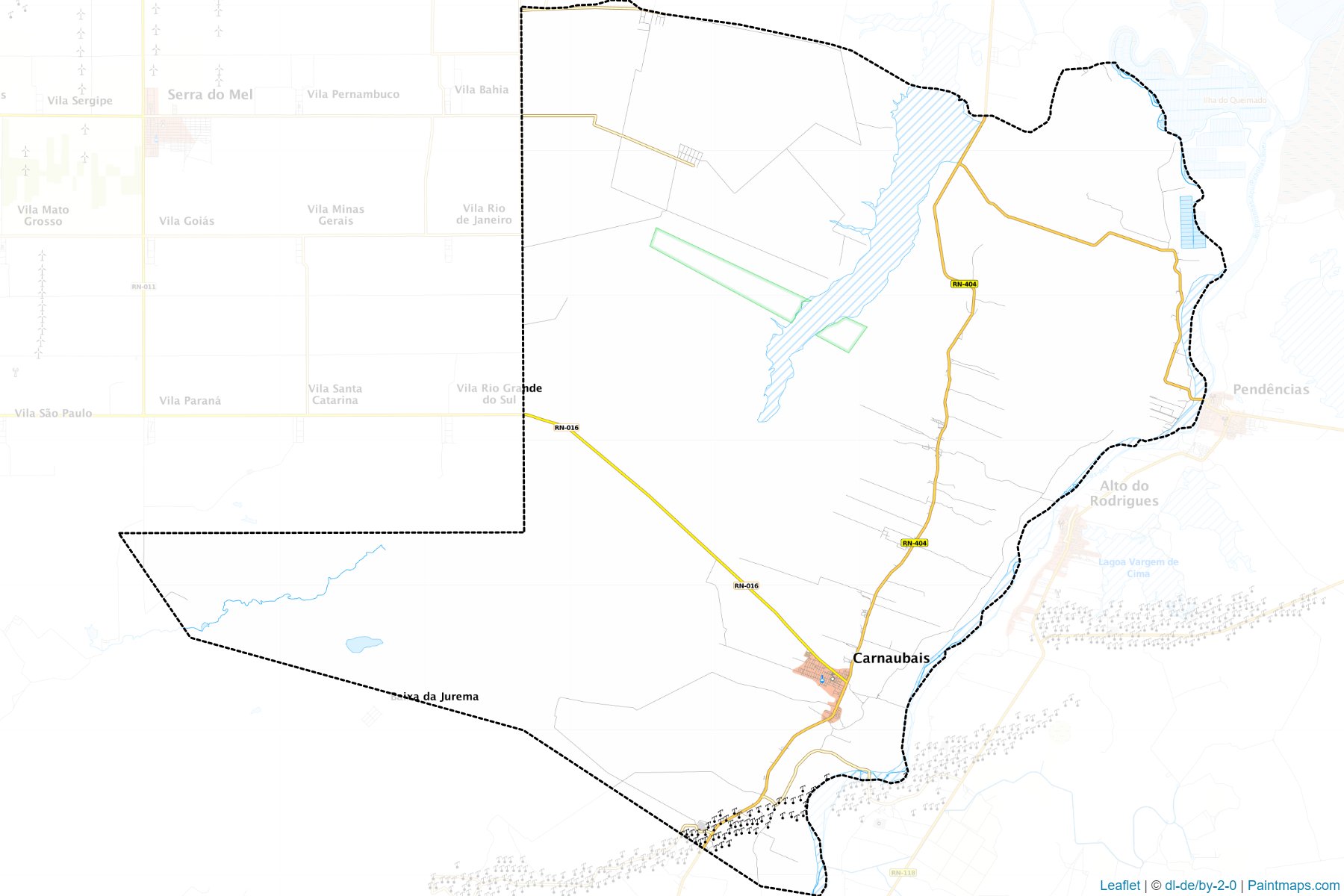 Carnaubais (Rio Grande Do Norte) Map Cropping Samples-1