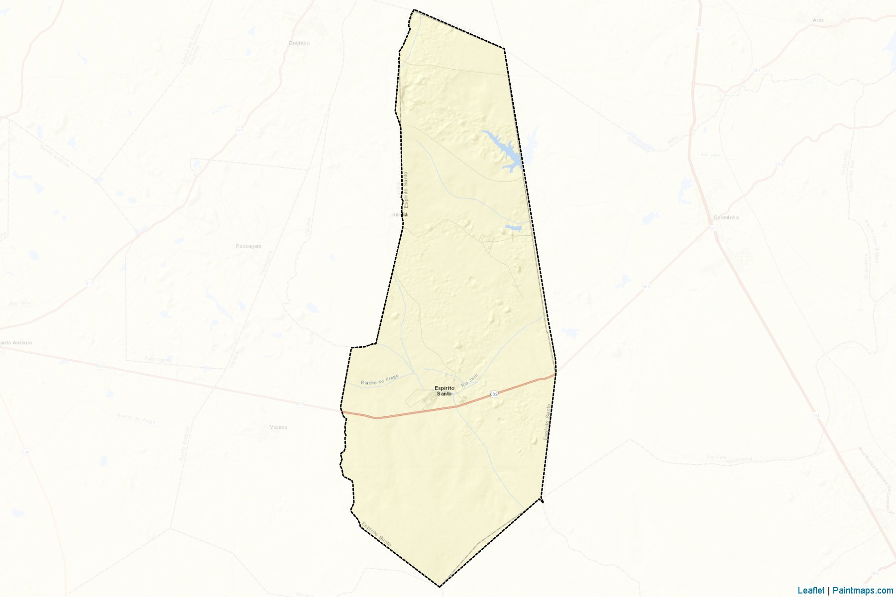 Espirito Santo (Rio Grande Do Norte) Map Cropping Samples-2