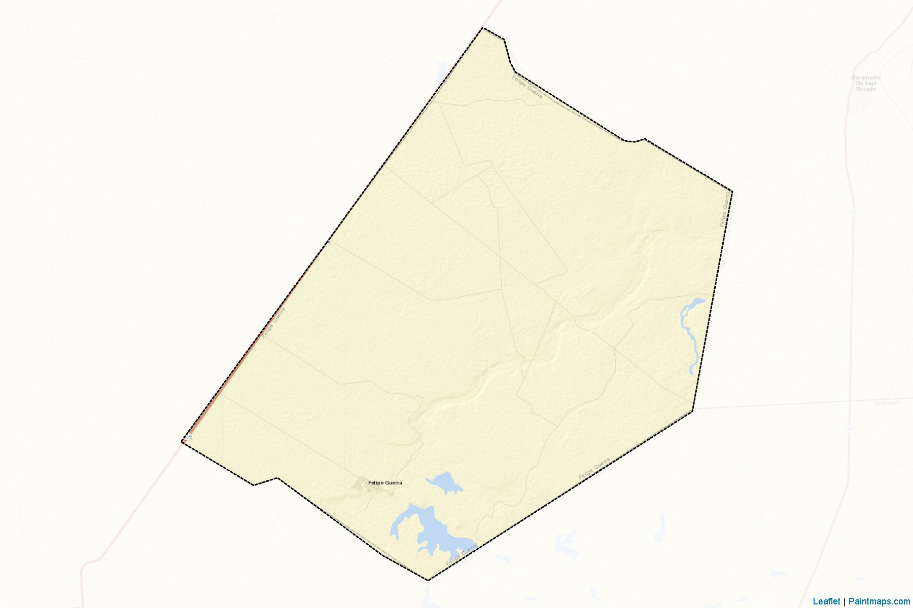 Felipe Guerra (Rio Grande Do Norte) Map Cropping Samples-2