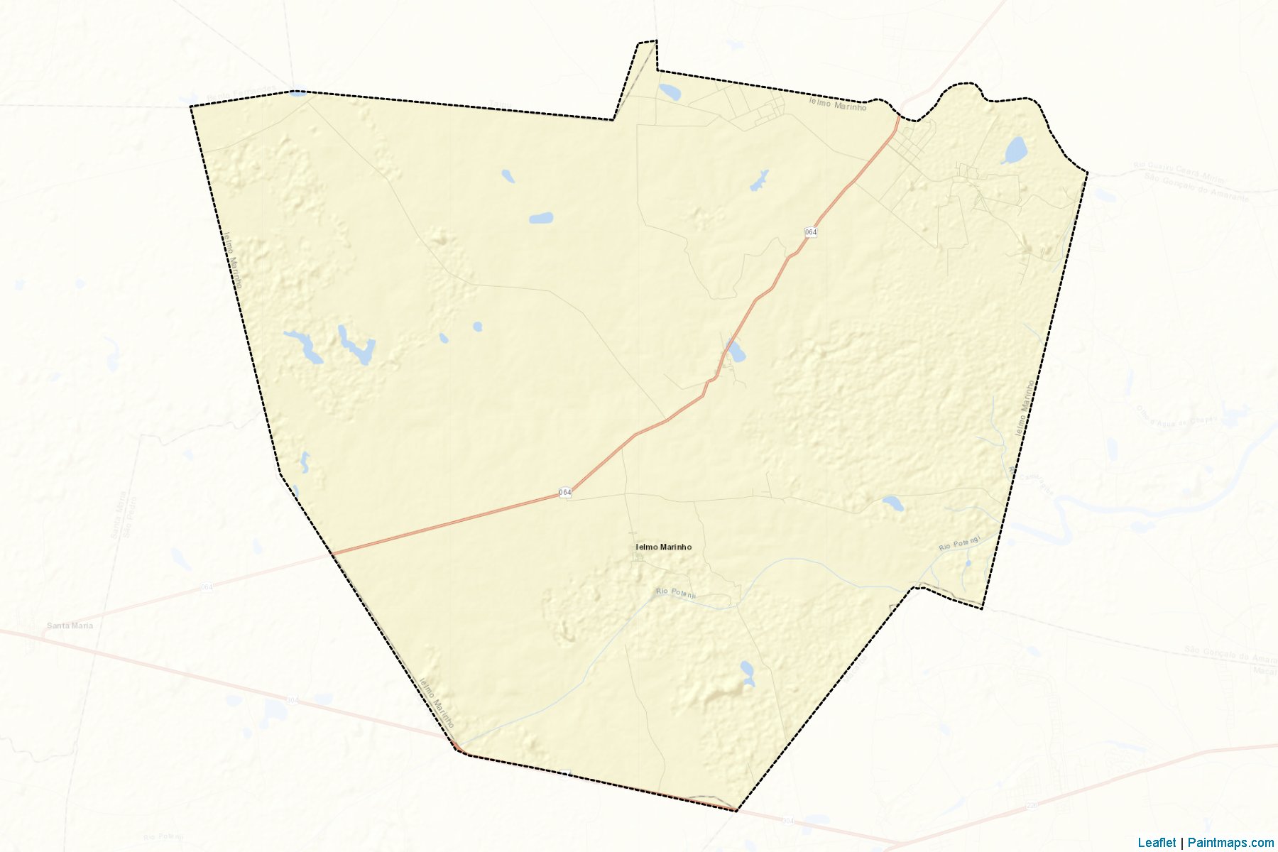 Ielmo Marinho (Rio Grande Do Norte) Map Cropping Samples-2