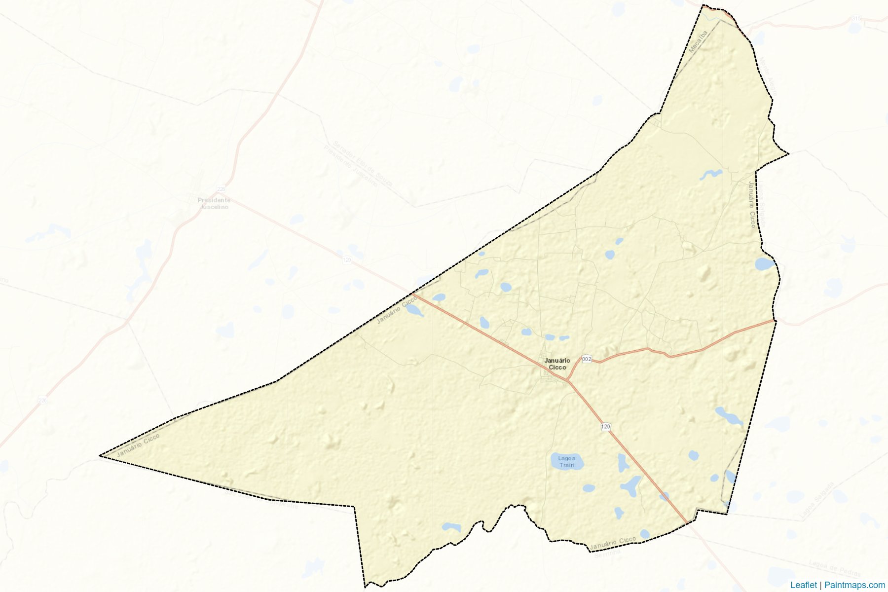 Muestras de recorte de mapas Januario Cicco (Rio Grande Do Norte)-2