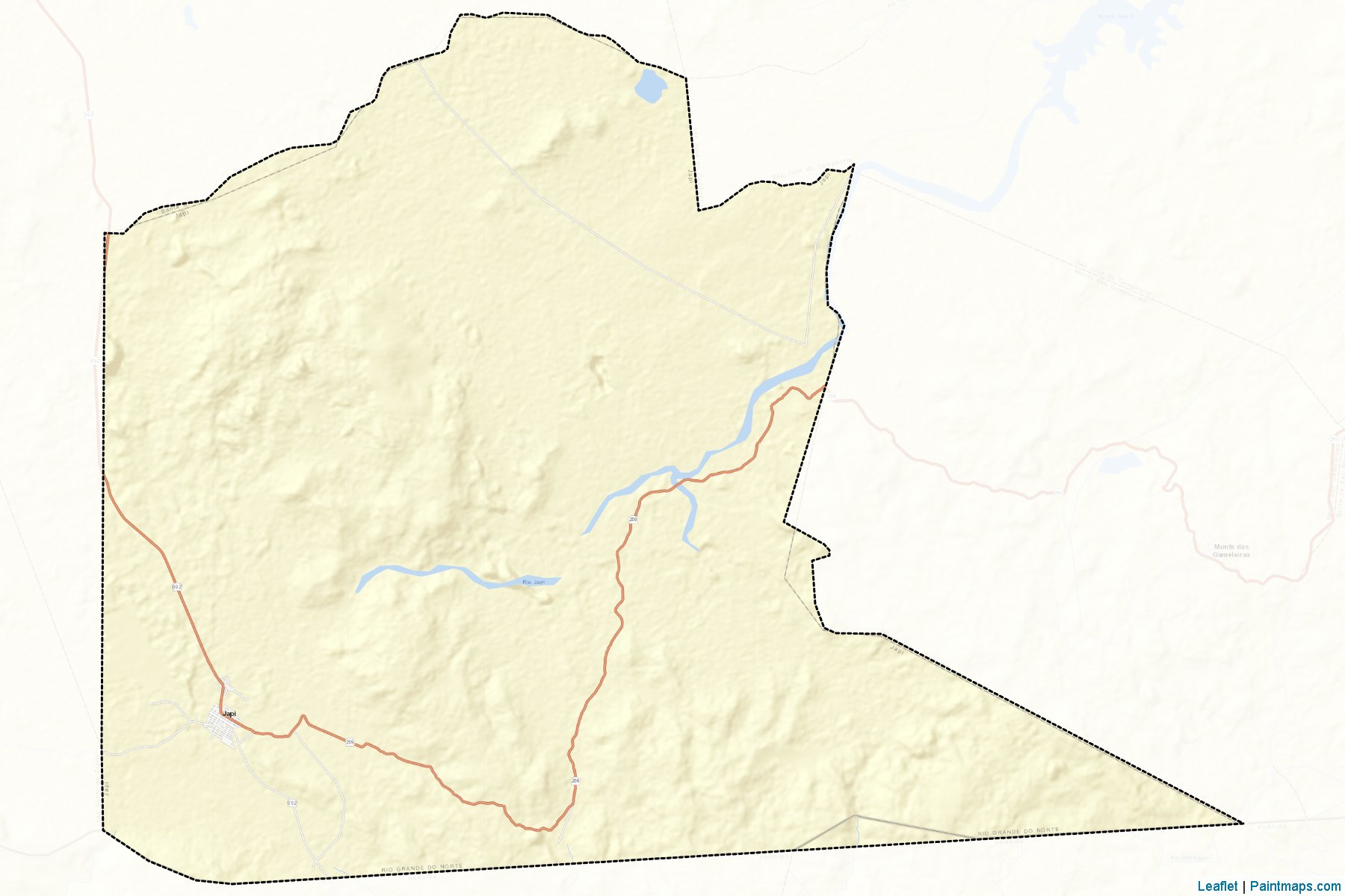 Japi (Rio Grande Do Norte) Map Cropping Samples-2