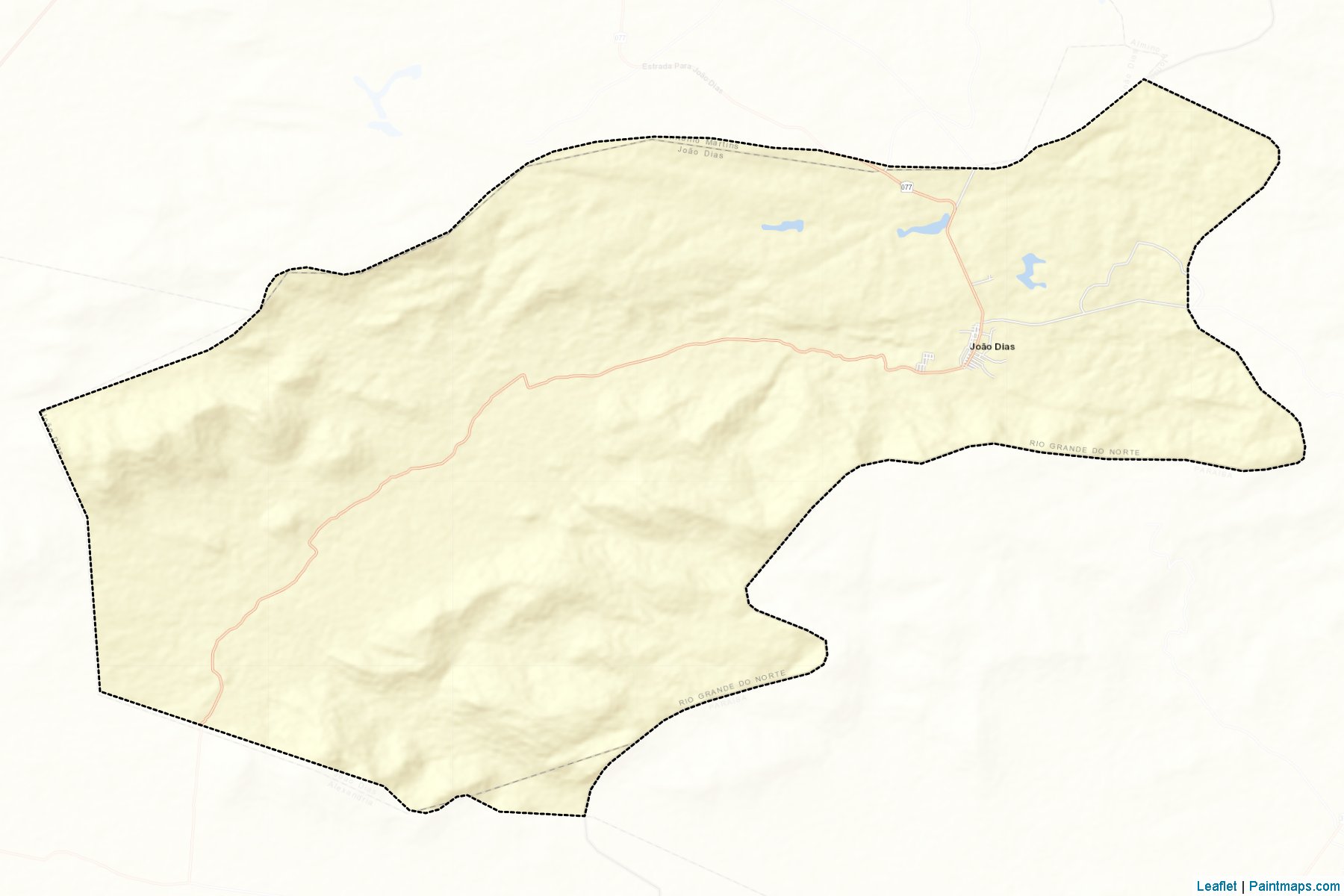 Muestras de recorte de mapas Joao Dias (Rio Grande Do Norte)-2