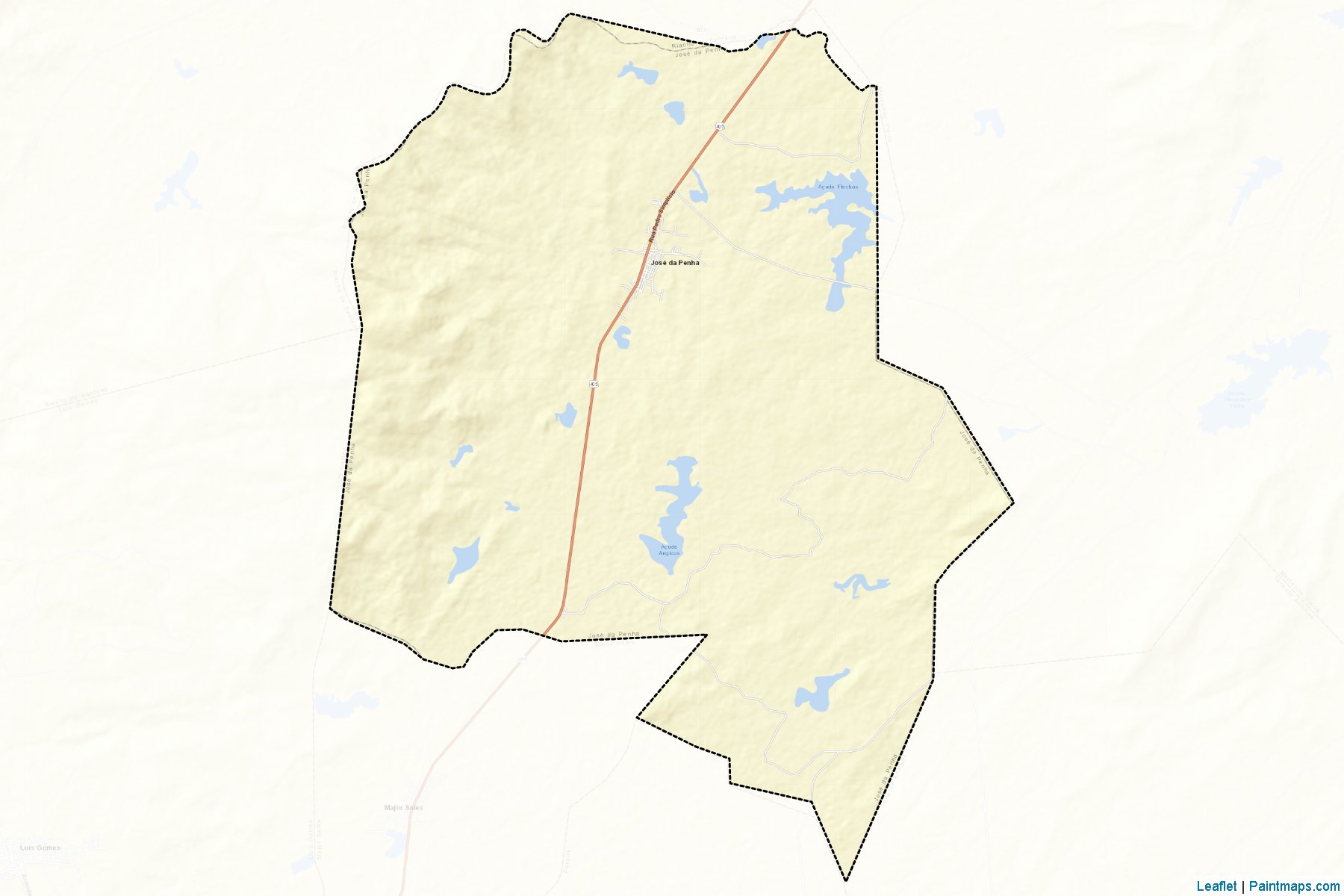 Jose da Penha (Rio Grande Do Norte) Map Cropping Samples-2