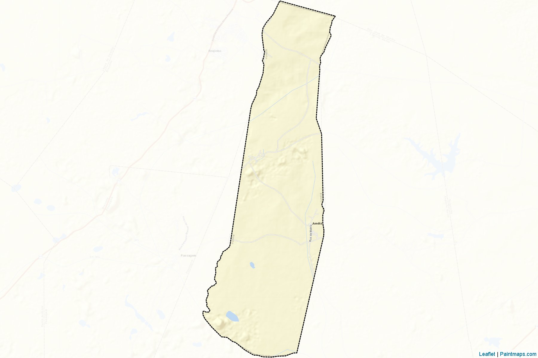 Jundia (Rio Grande Do Norte) Map Cropping Samples-2