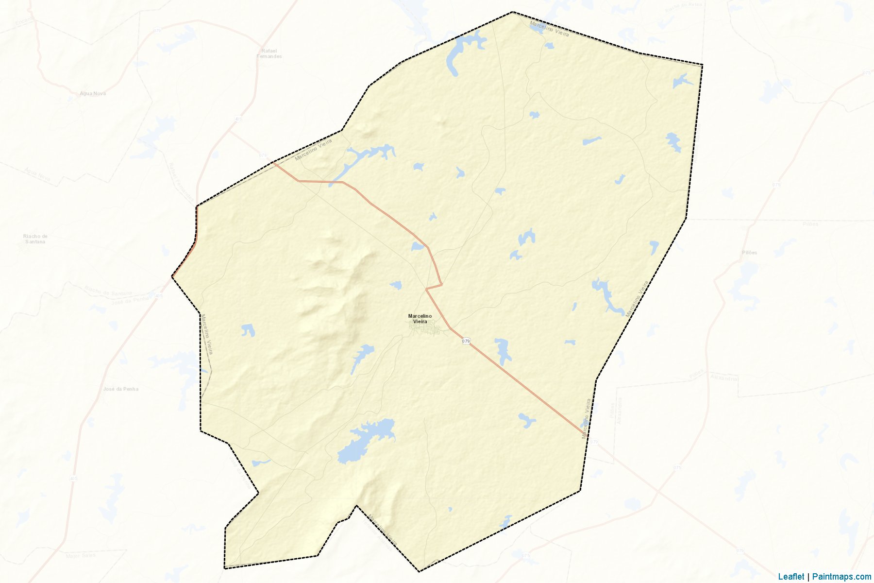 Marcelino Vieira (Rio Grande Do Norte) Map Cropping Samples-2