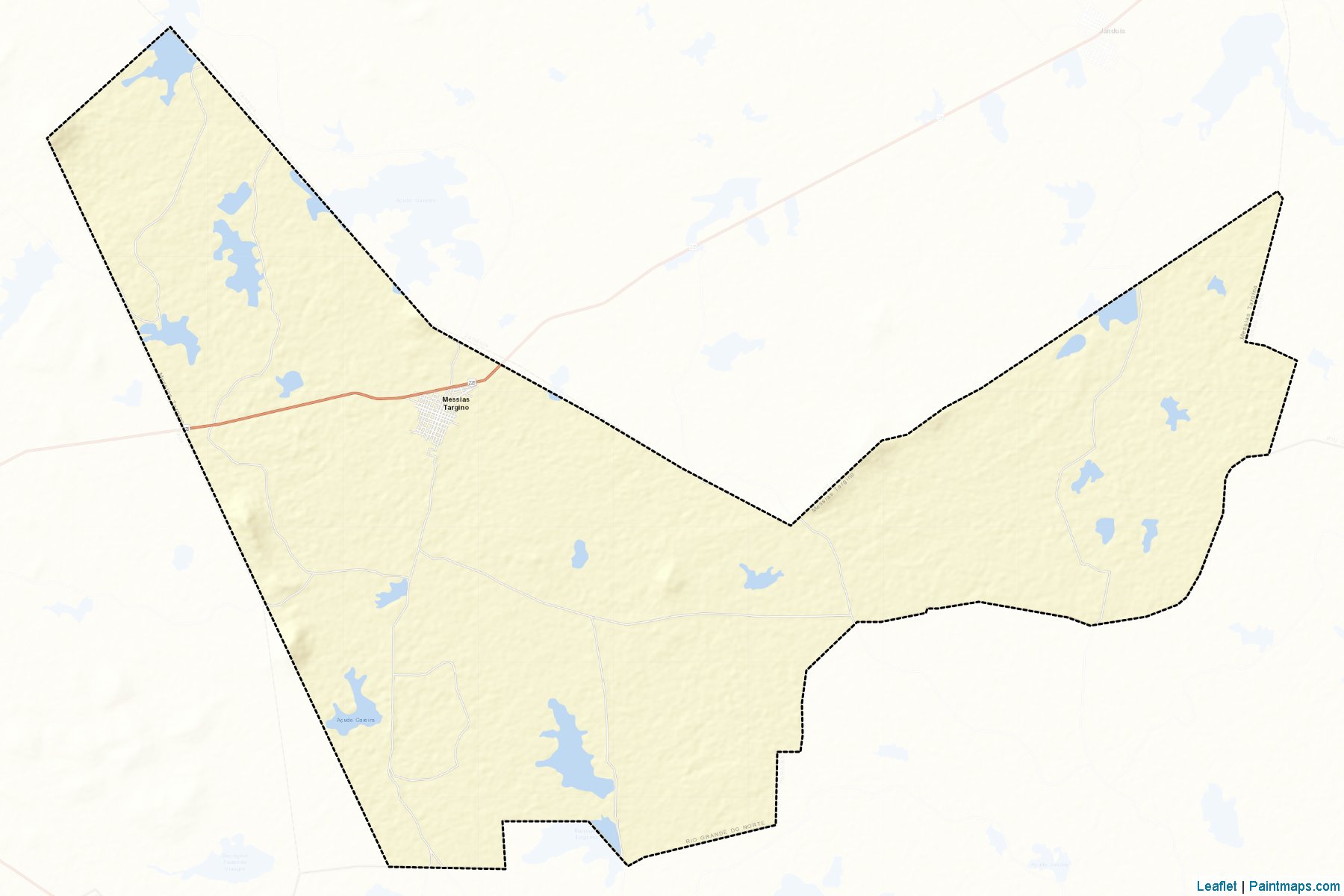 Messias Targino (Rio Grande Do Norte) Map Cropping Samples-2