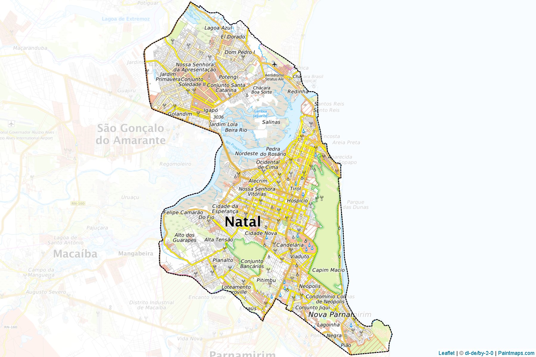 Natal (Rio Grande Do Norte) Map Cropping Samples-1