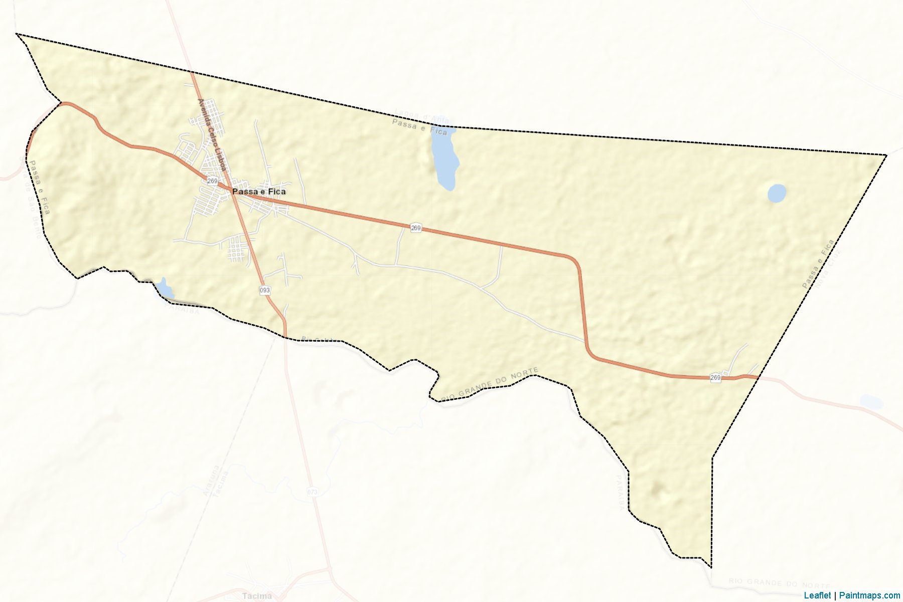 Muestras de recorte de mapas Passa e Fica (Rio Grande Do Norte)-2