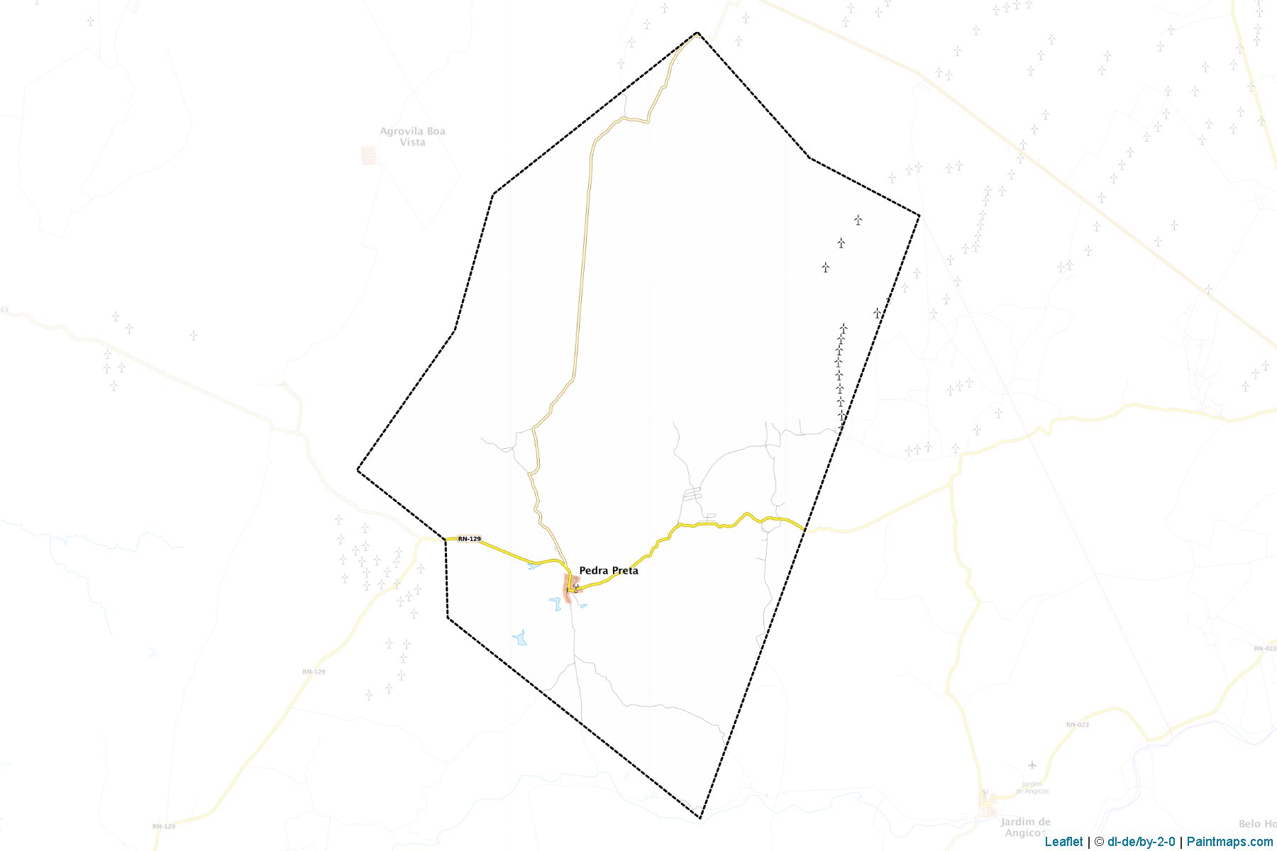 Muestras de recorte de mapas Pedra Preta (Rio Grande Do Norte)-1