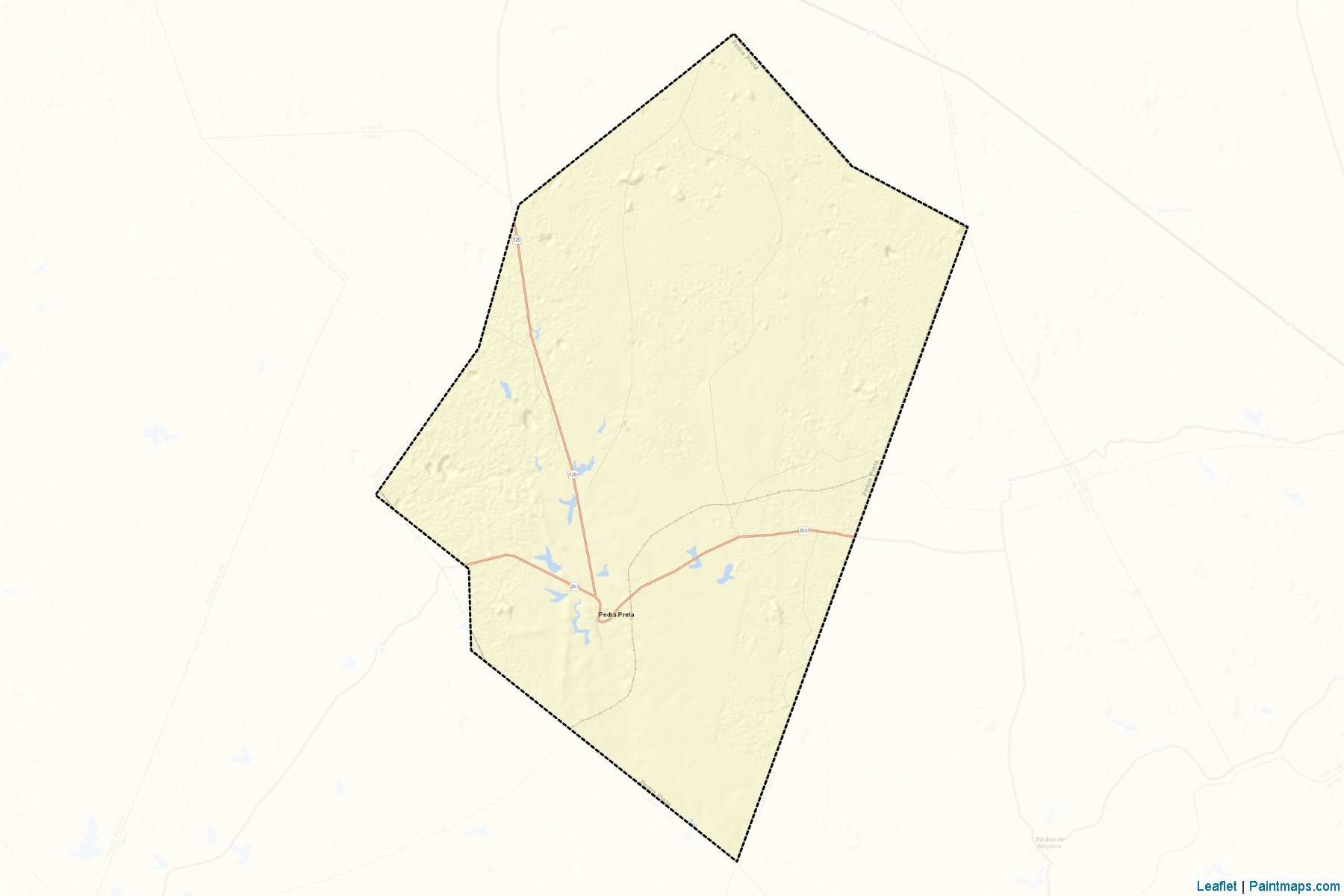 Pedra Preta (Rio Grande Do Norte) Map Cropping Samples-2