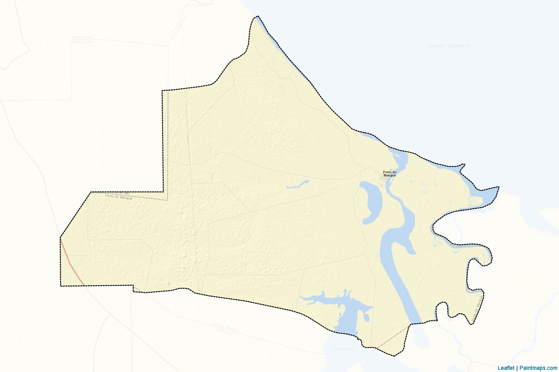 Porto do Mangue (Rio Grande Do Norte) Map Cropping Samples-2