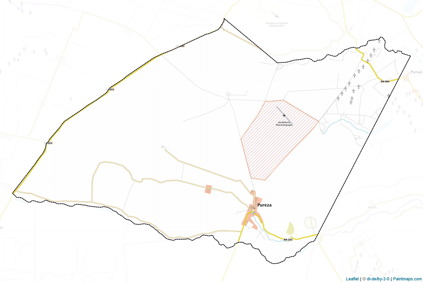 Pureza (Rio Grande Do Norte) Map Cropping Samples-1