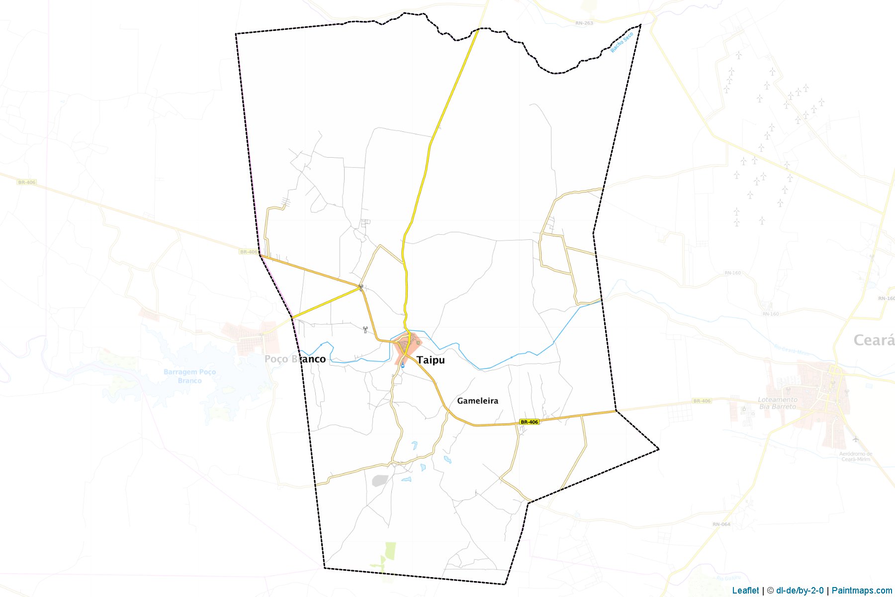 Taipu (Rio Grande Do Norte) Map Cropping Samples-1