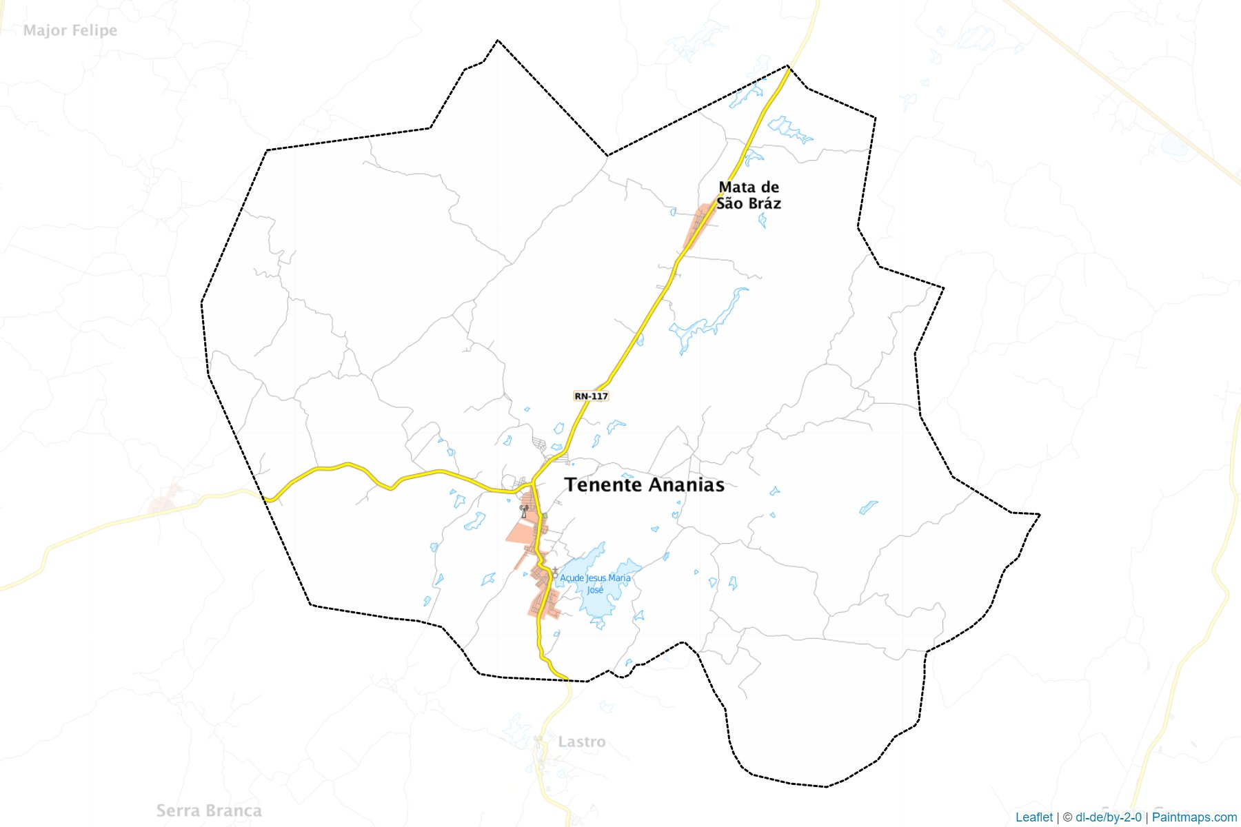 Tenente Ananias (Rio Grande Do Norte) Map Cropping Samples-1