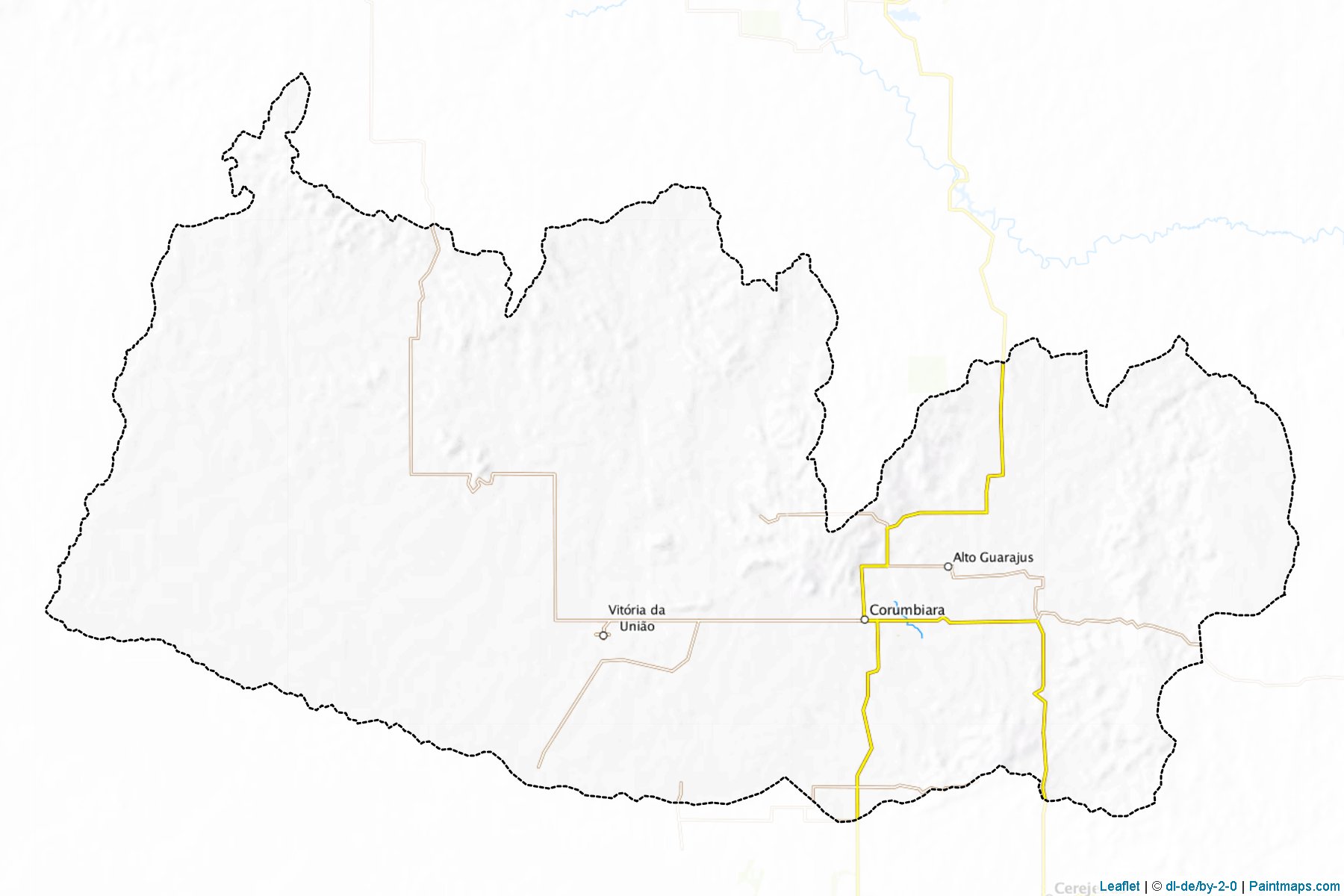 Muestras de recorte de mapas Corumbiara (Rondonia)-1