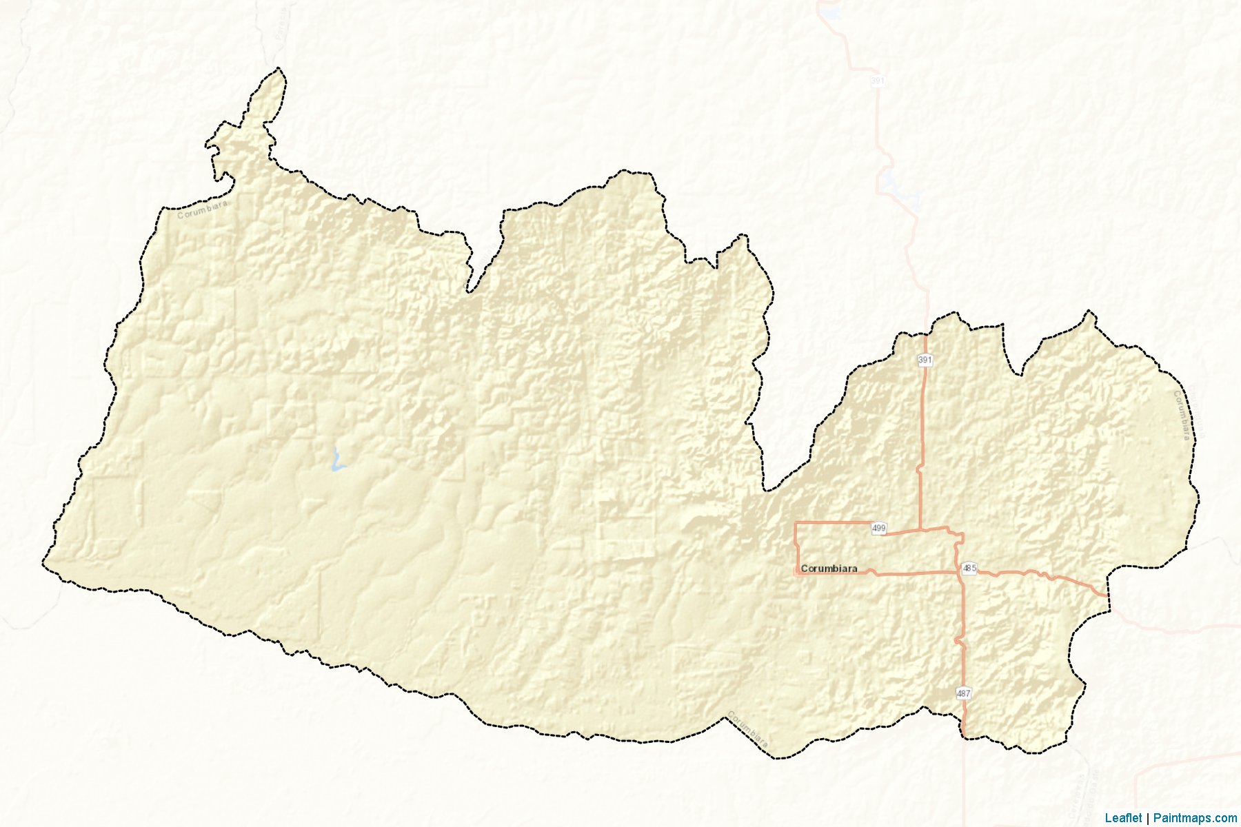 Muestras de recorte de mapas Corumbiara (Rondonia)-2