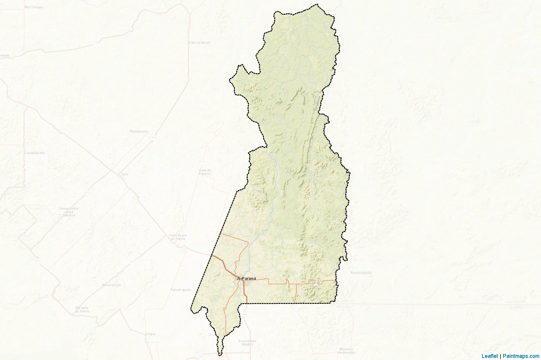 Ji-Parana (Rondonia) Map Cropping Samples-2